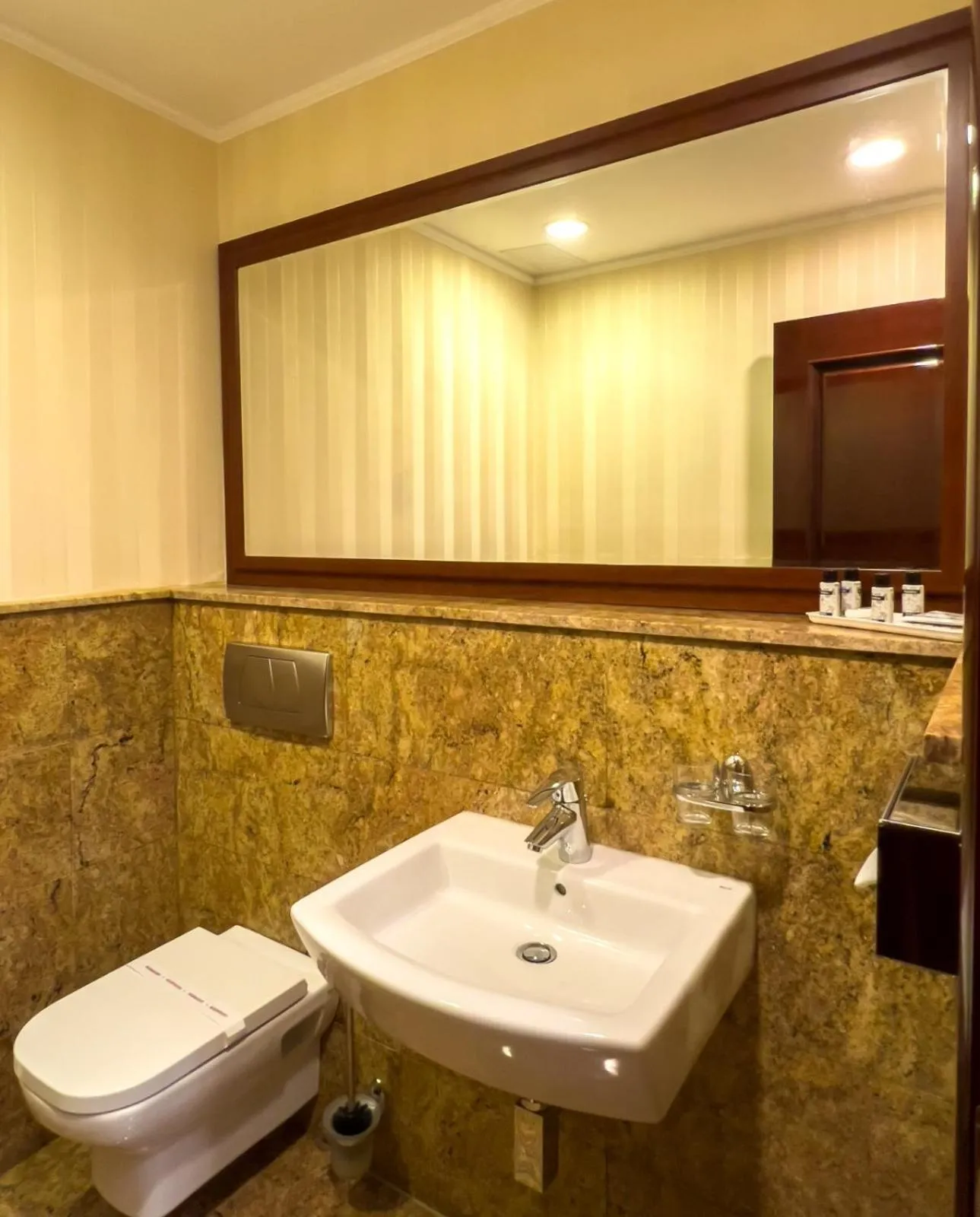 Bathroom in Ramada by Wyndham Brasov