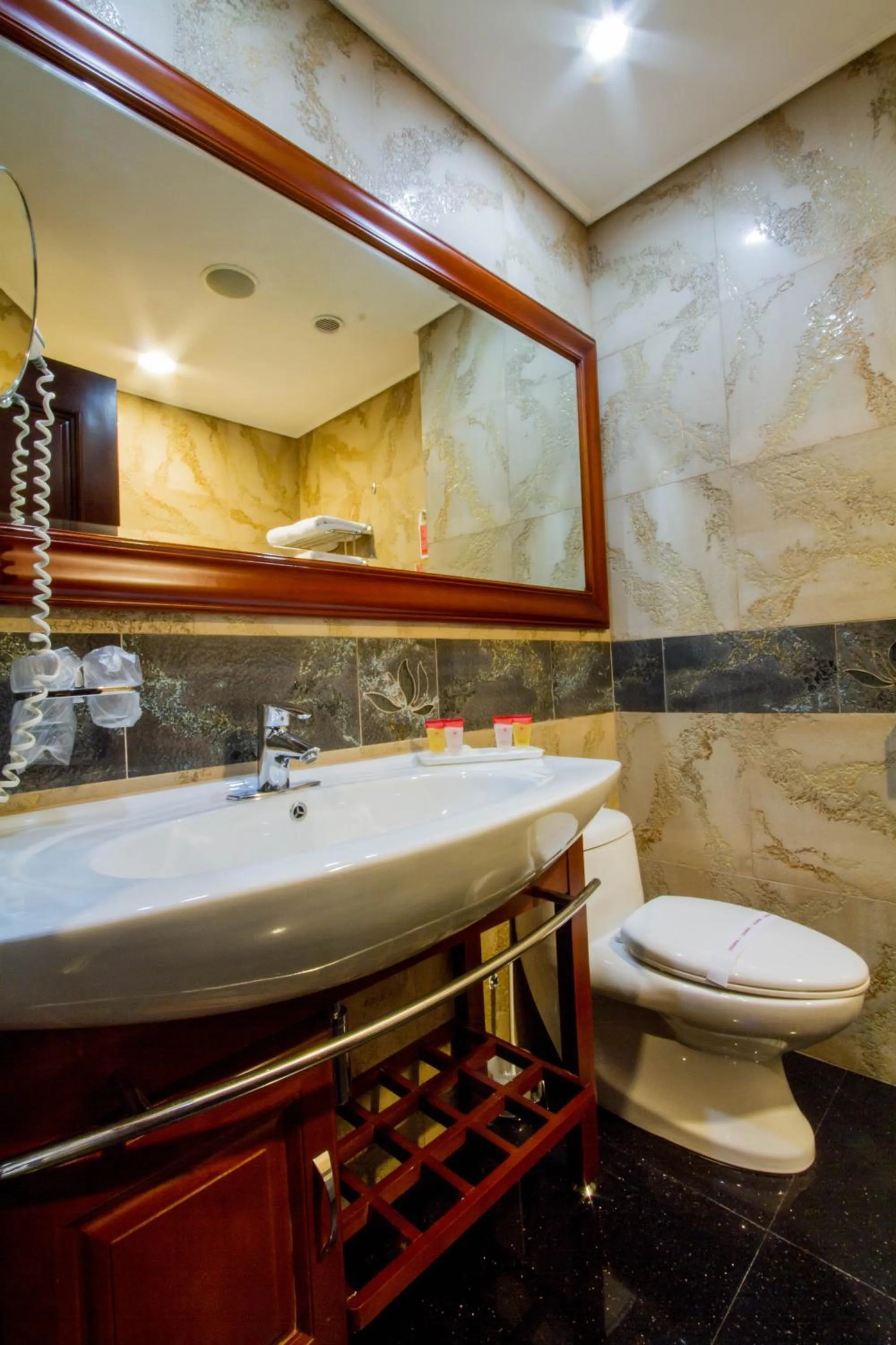 Bathroom in Ramada by Wyndham Brasov