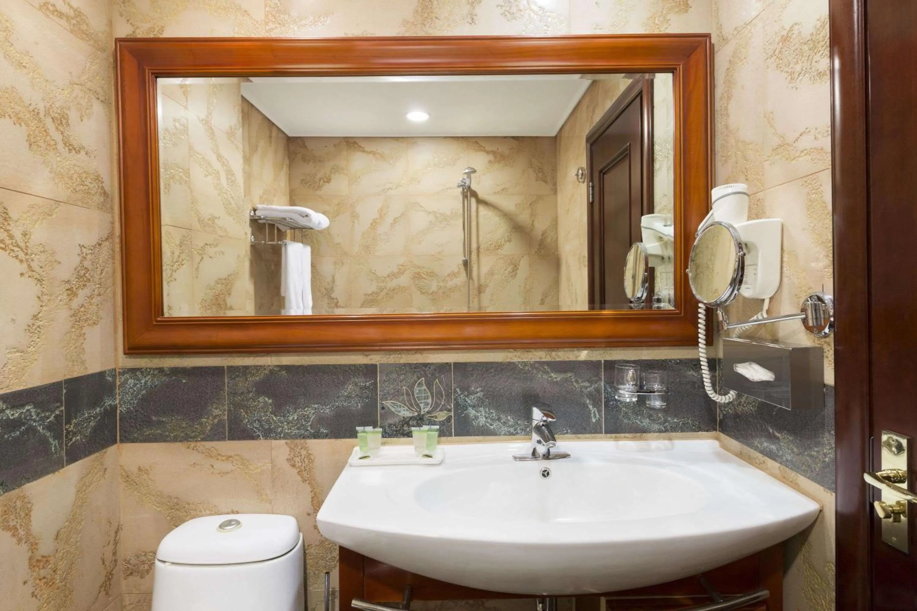 Bathroom in Ramada by Wyndham Brasov