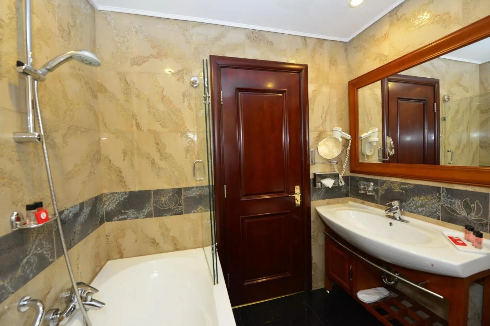 Bathroom in Ramada by Wyndham Brasov