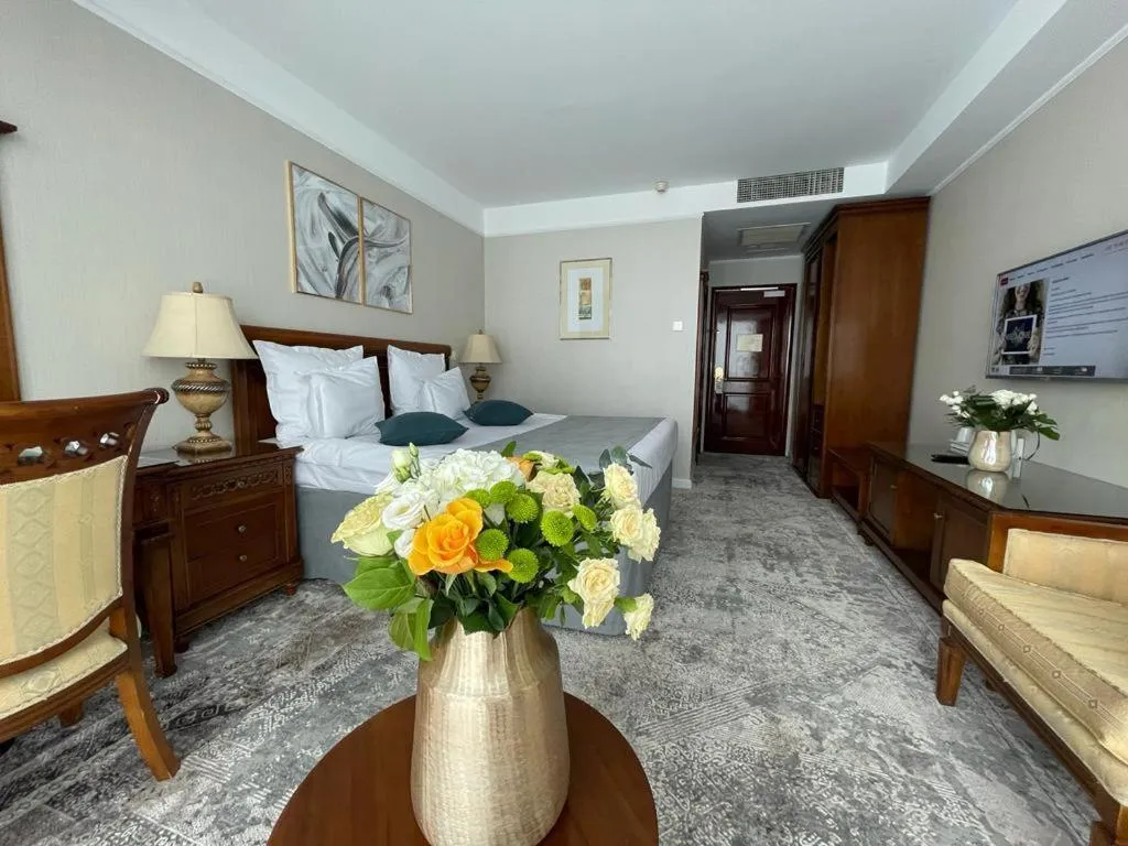 Bed in Ramada by Wyndham Brasov