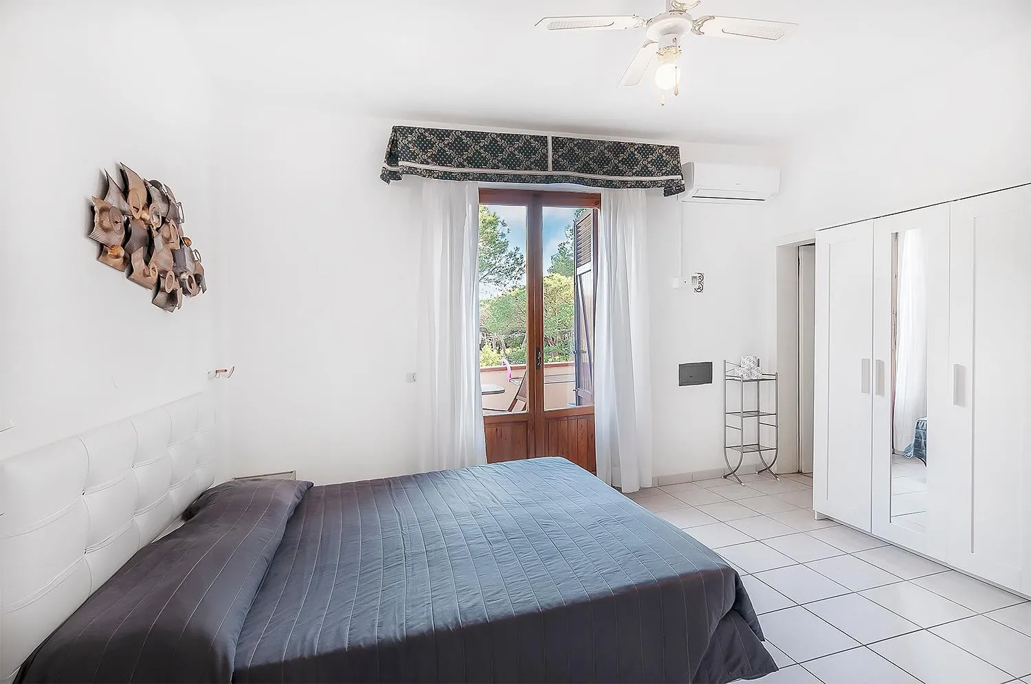 Balcony/Terrace, Bed in Hotel Giardino