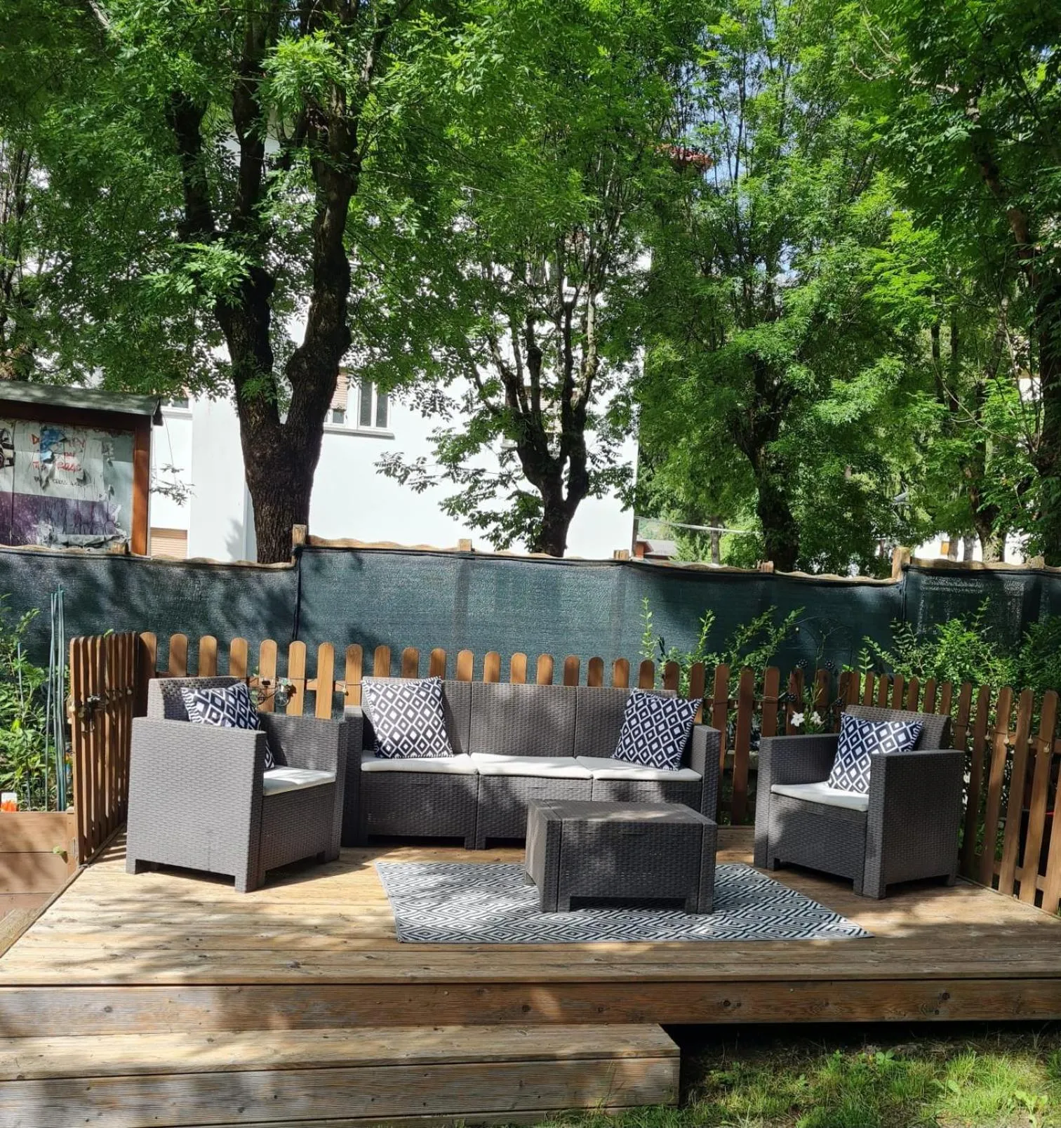 Garden in Pensione Bianca