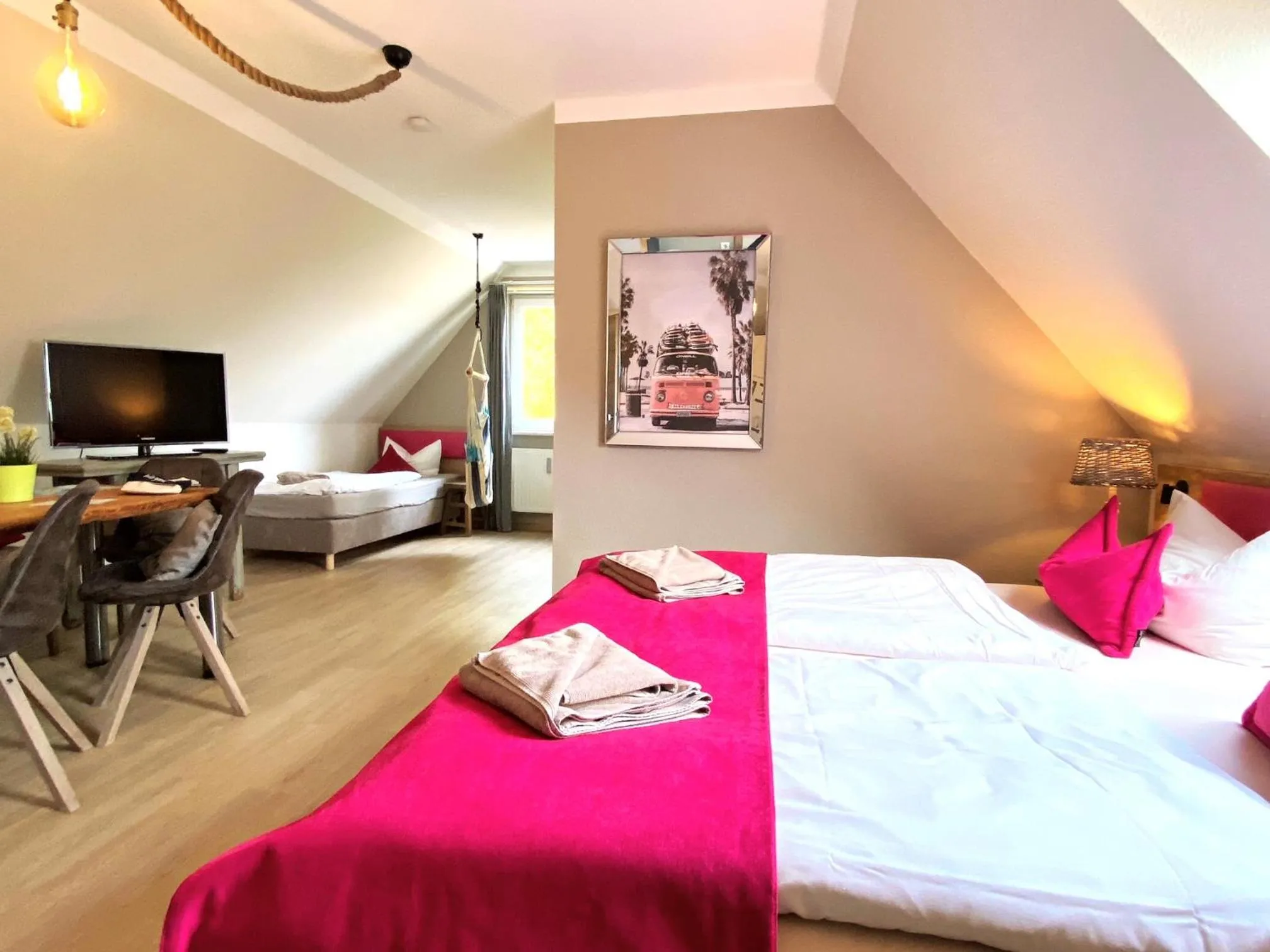 Photo of the whole room, Bed in feels Beach Club Hotel