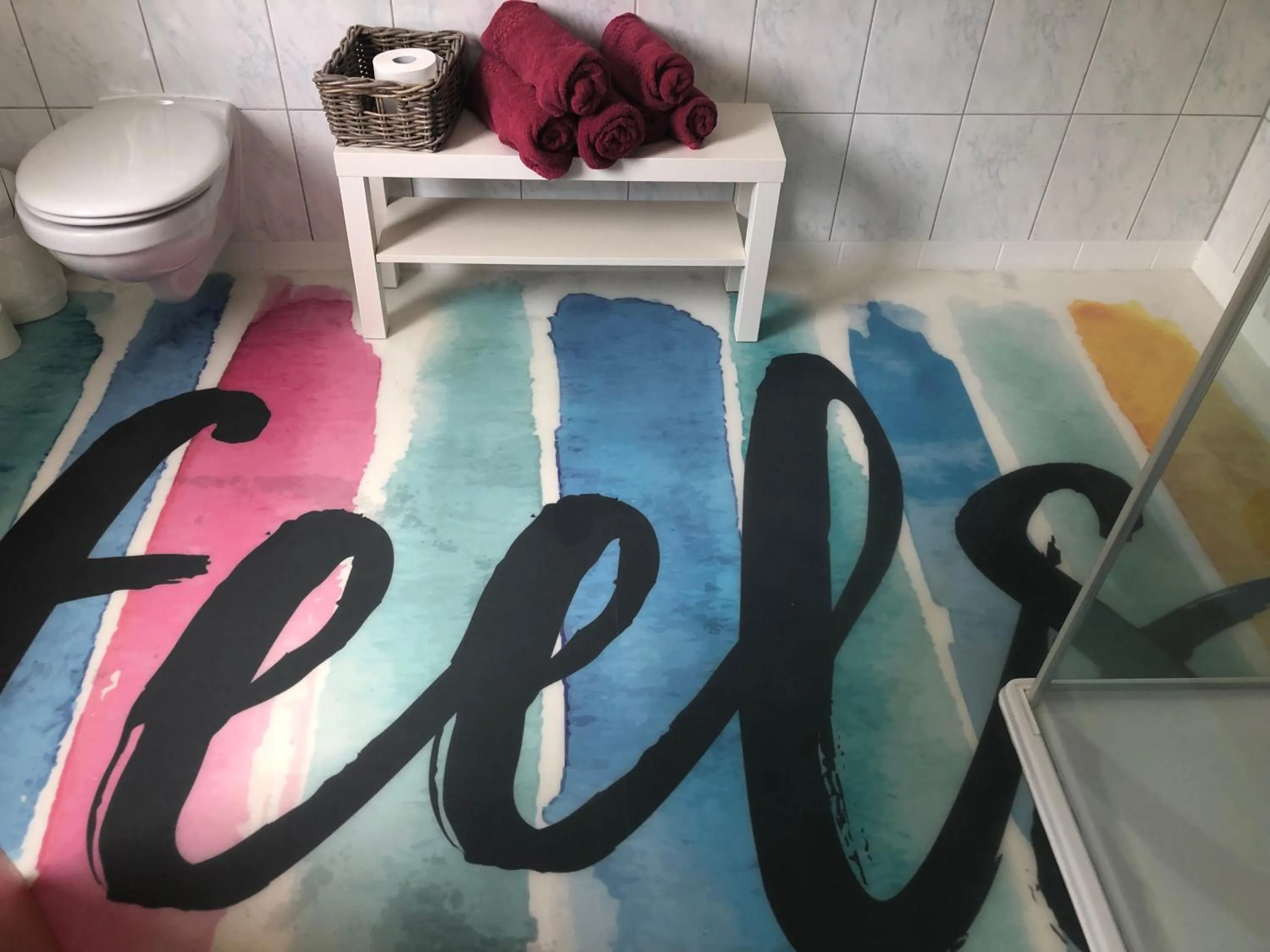 Bathroom in feels Beach Club Hotel