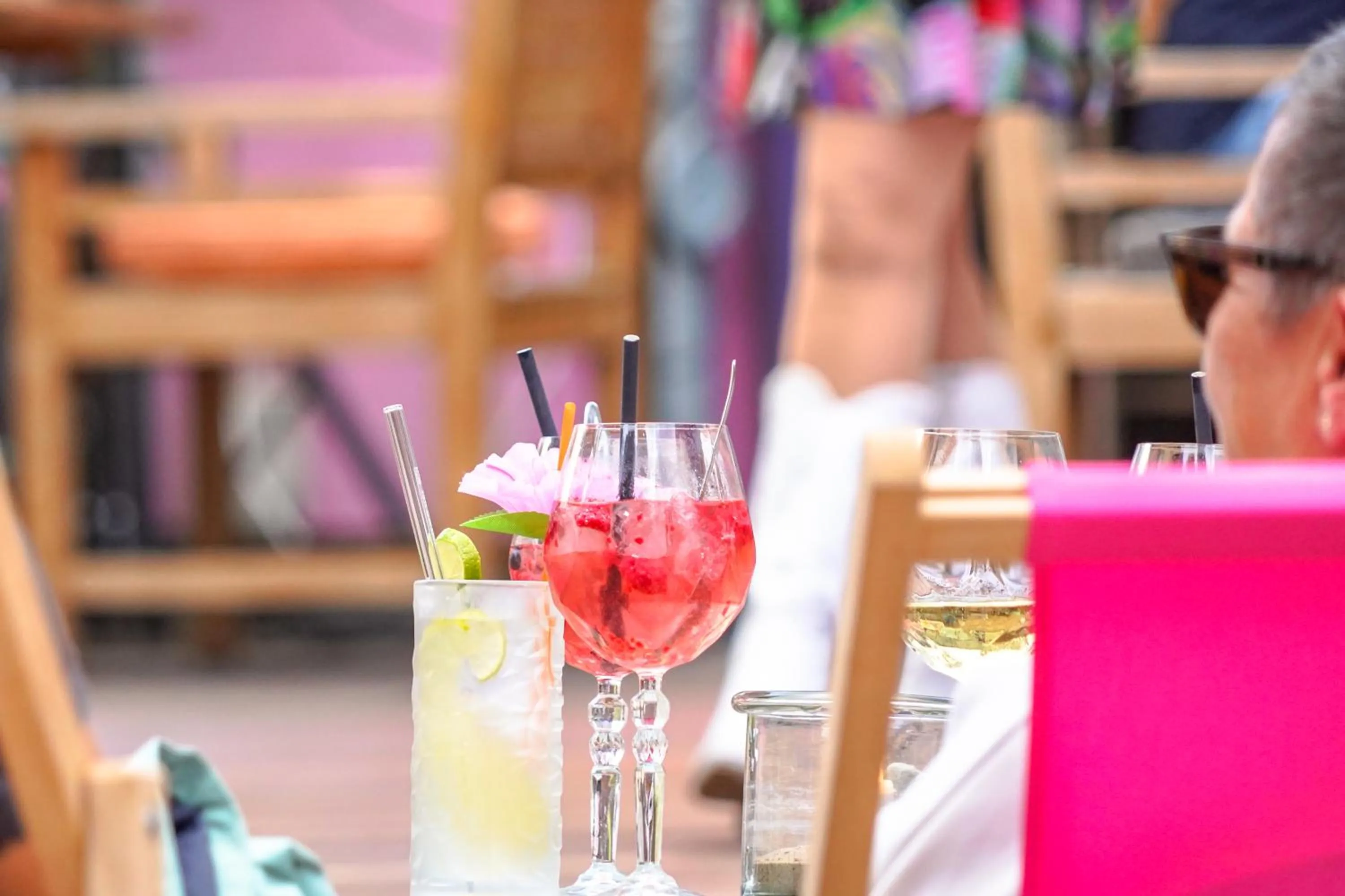 Drinks in feels Beach Club Hotel