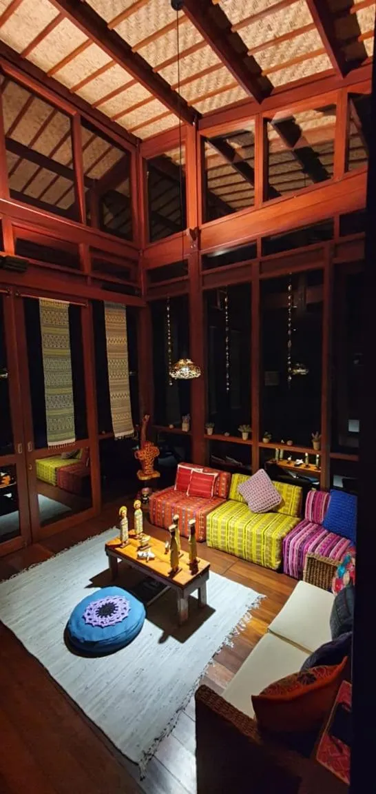 Living room in VillaHermosa B&B