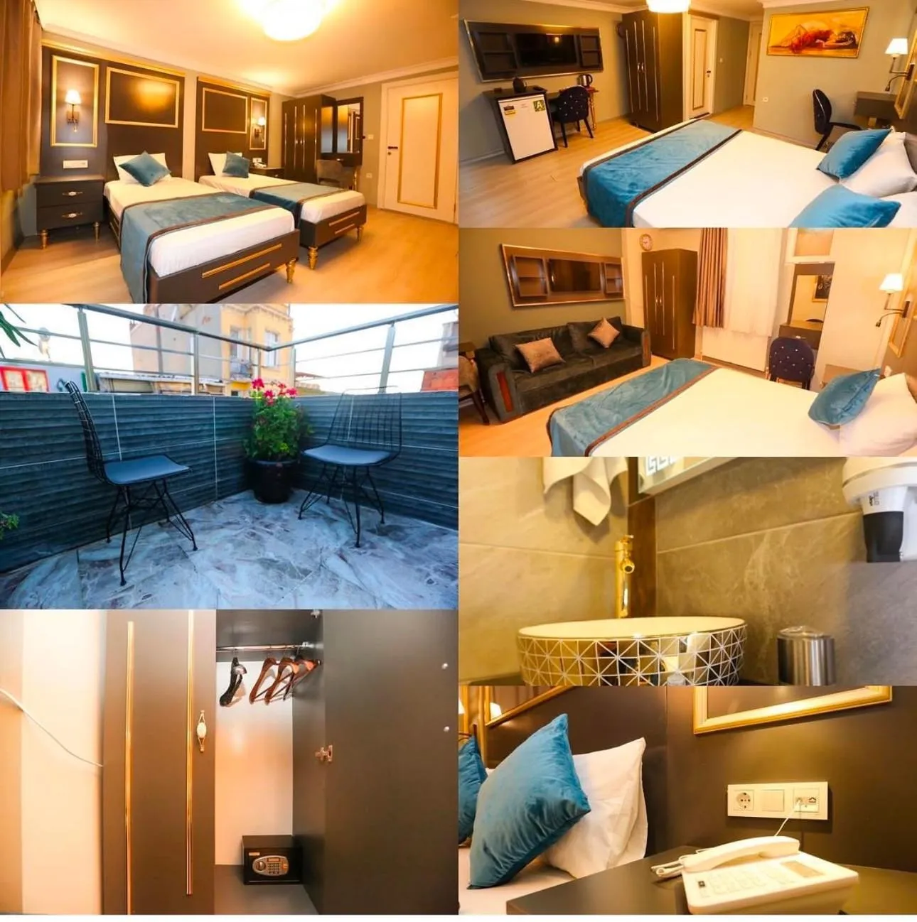 Bed in Grand Moon Hotel Suites