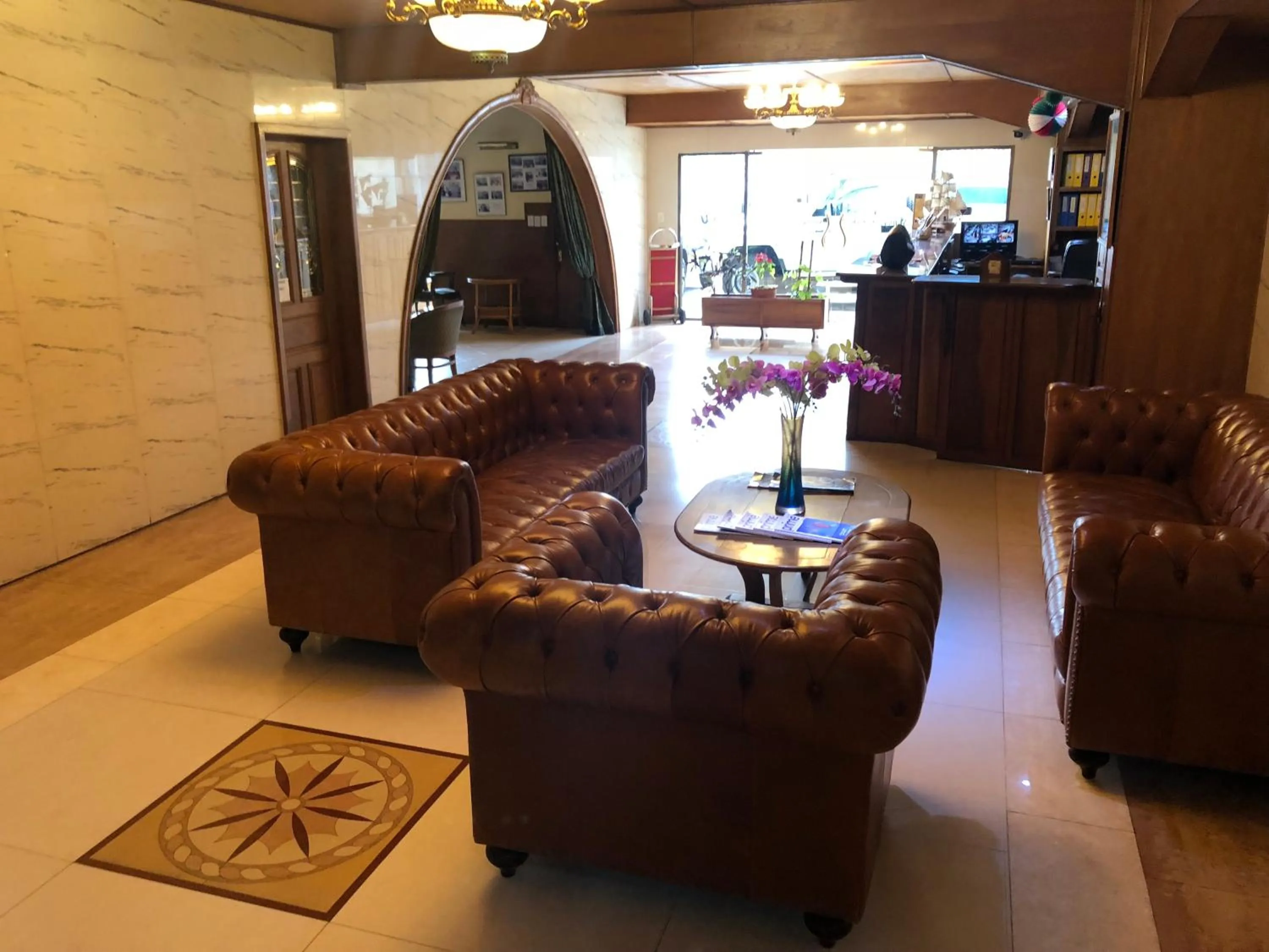 Seating area in Sunny Garden