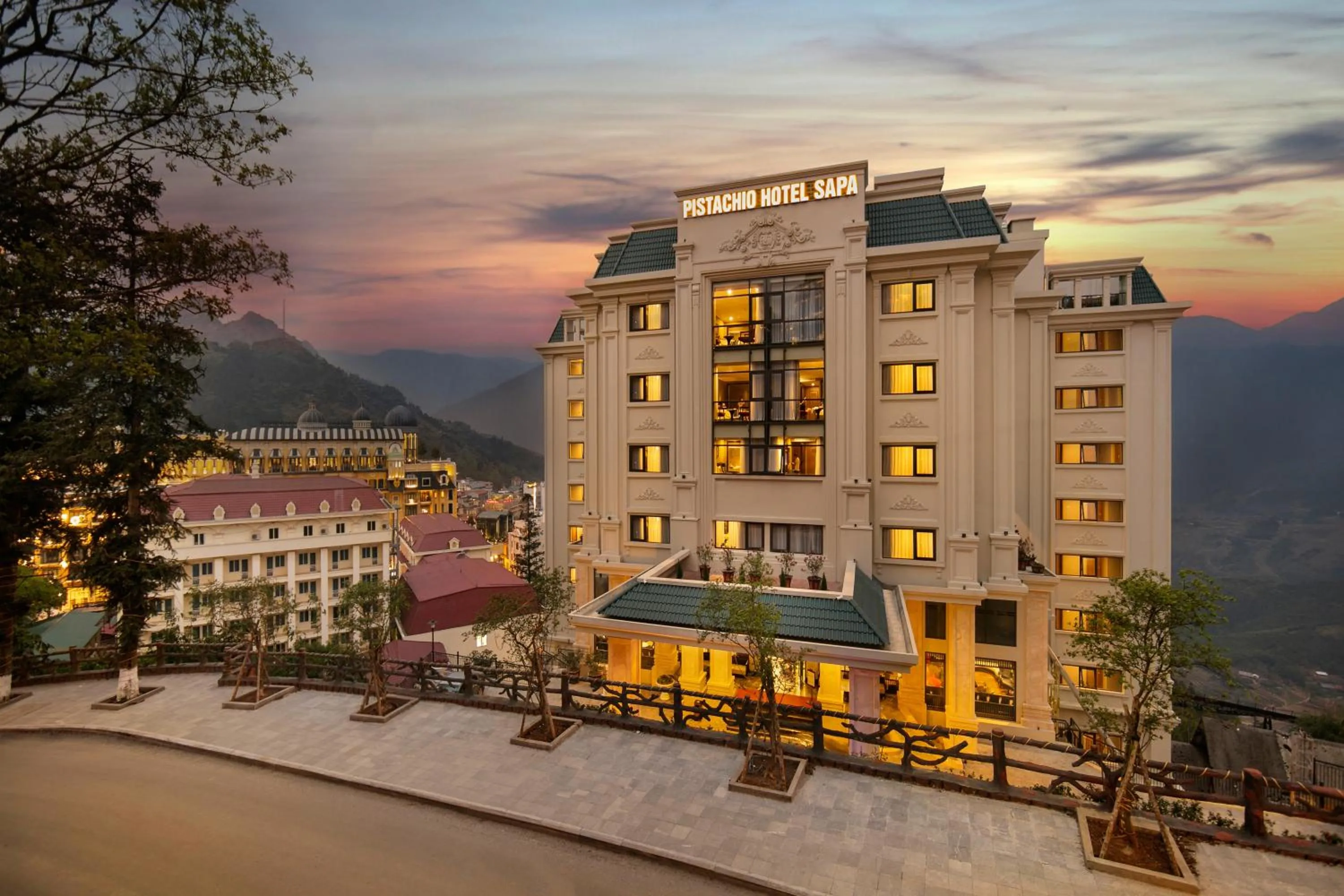 Property building in Pistachio Hotel Sapa