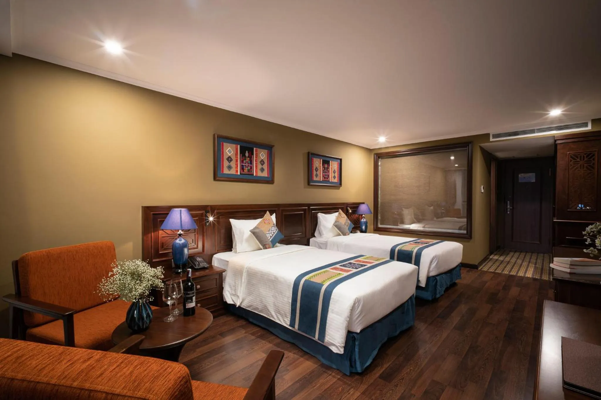 Bed in Pistachio Hotel Sapa