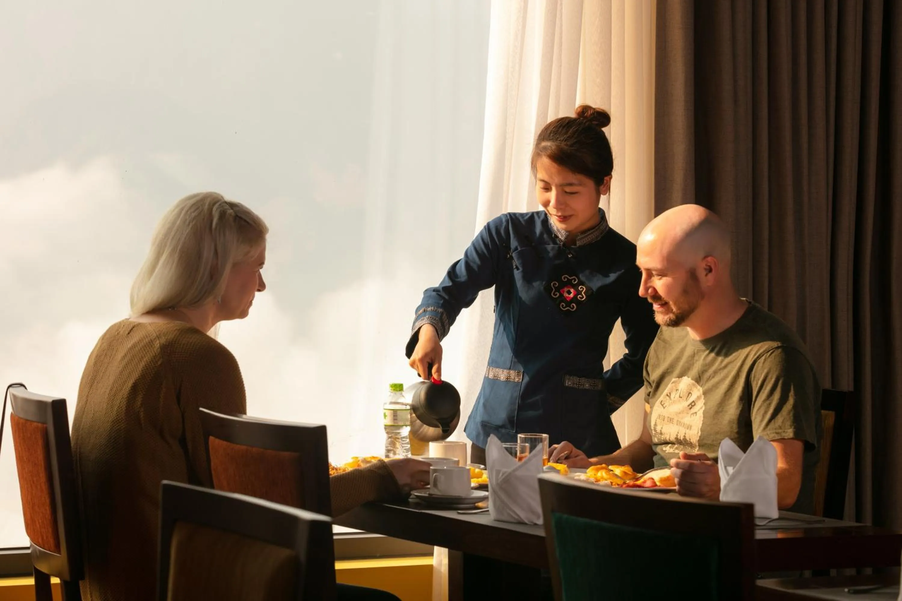 People in Pistachio Hotel Sapa