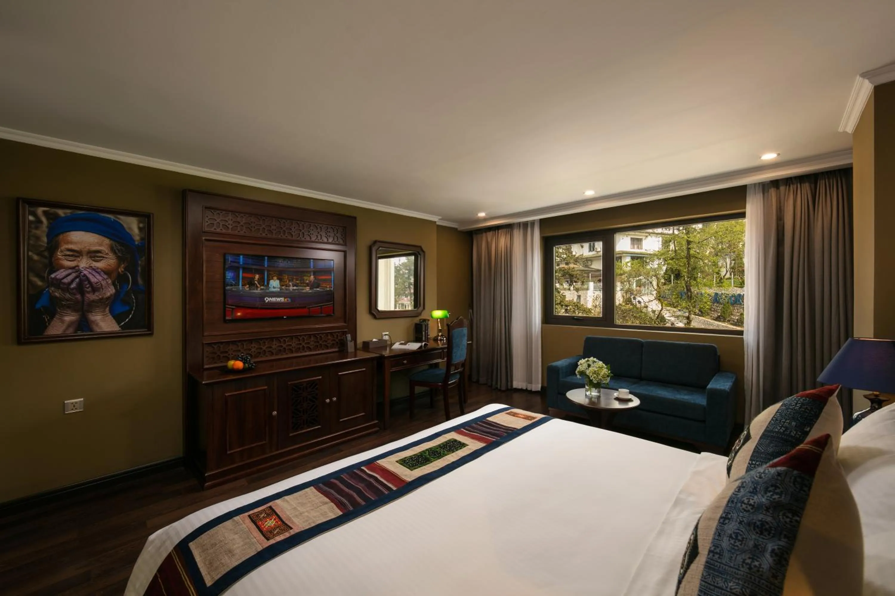 Bed in Pistachio Hotel Sapa