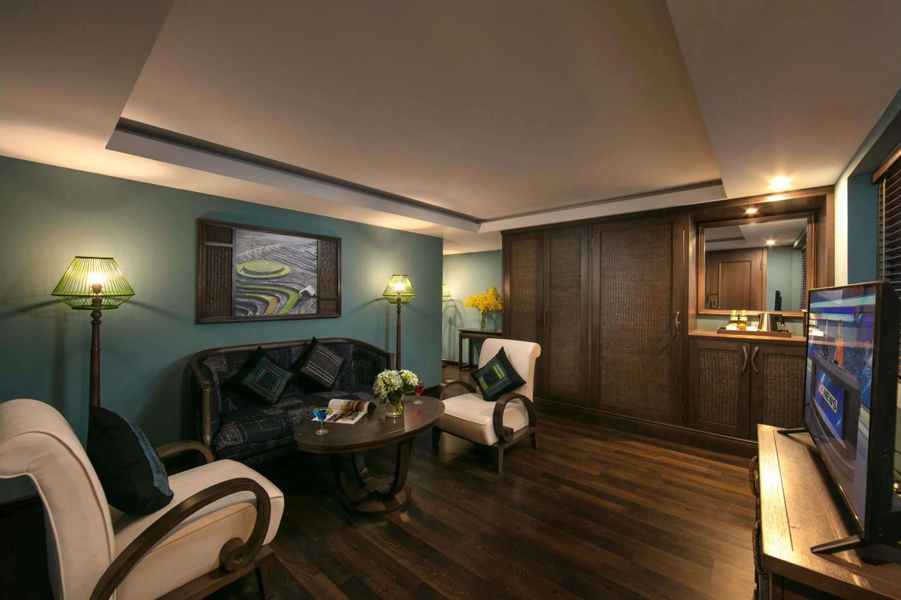 Living room in Pistachio Hotel Sapa