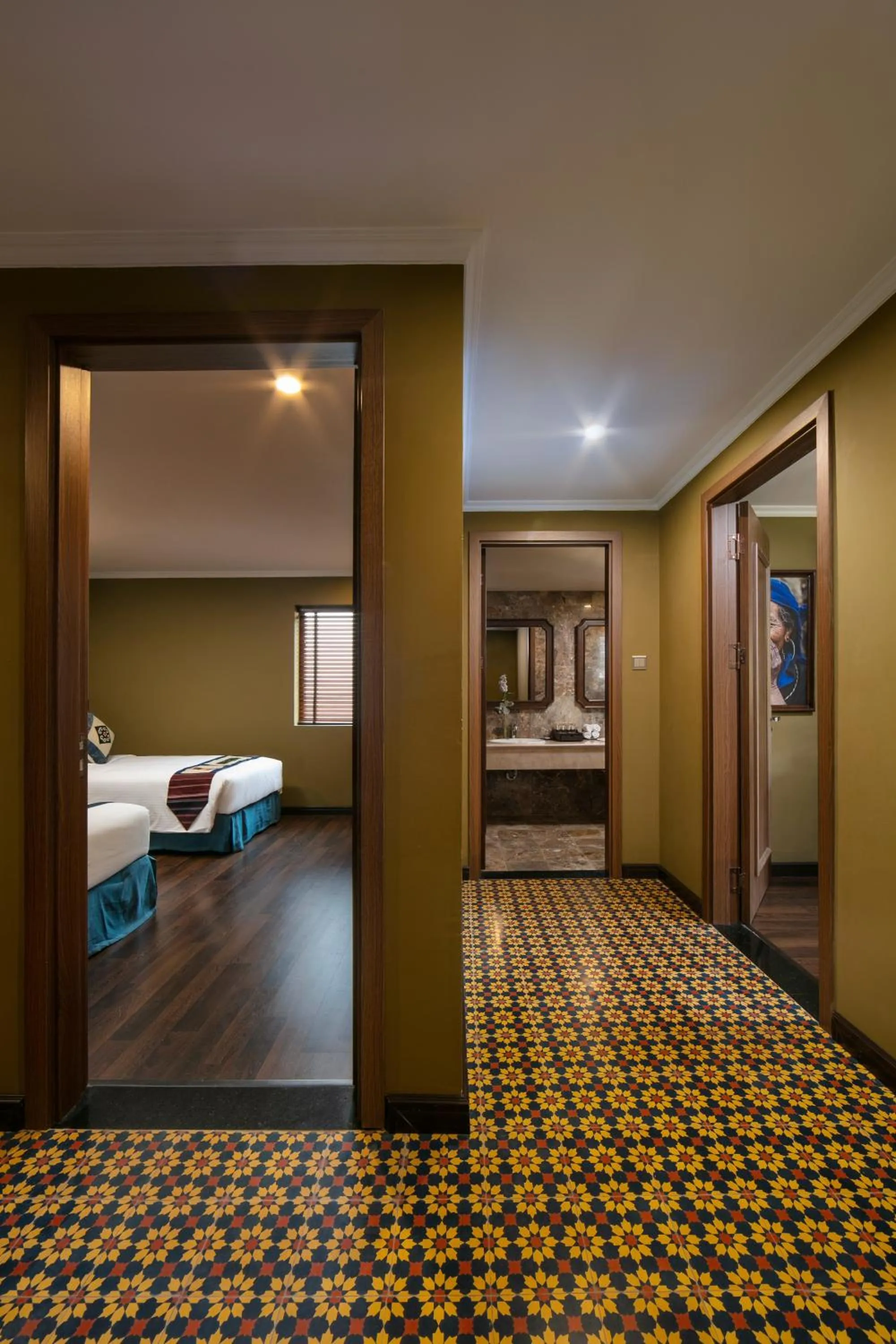 Bed in Pistachio Hotel Sapa