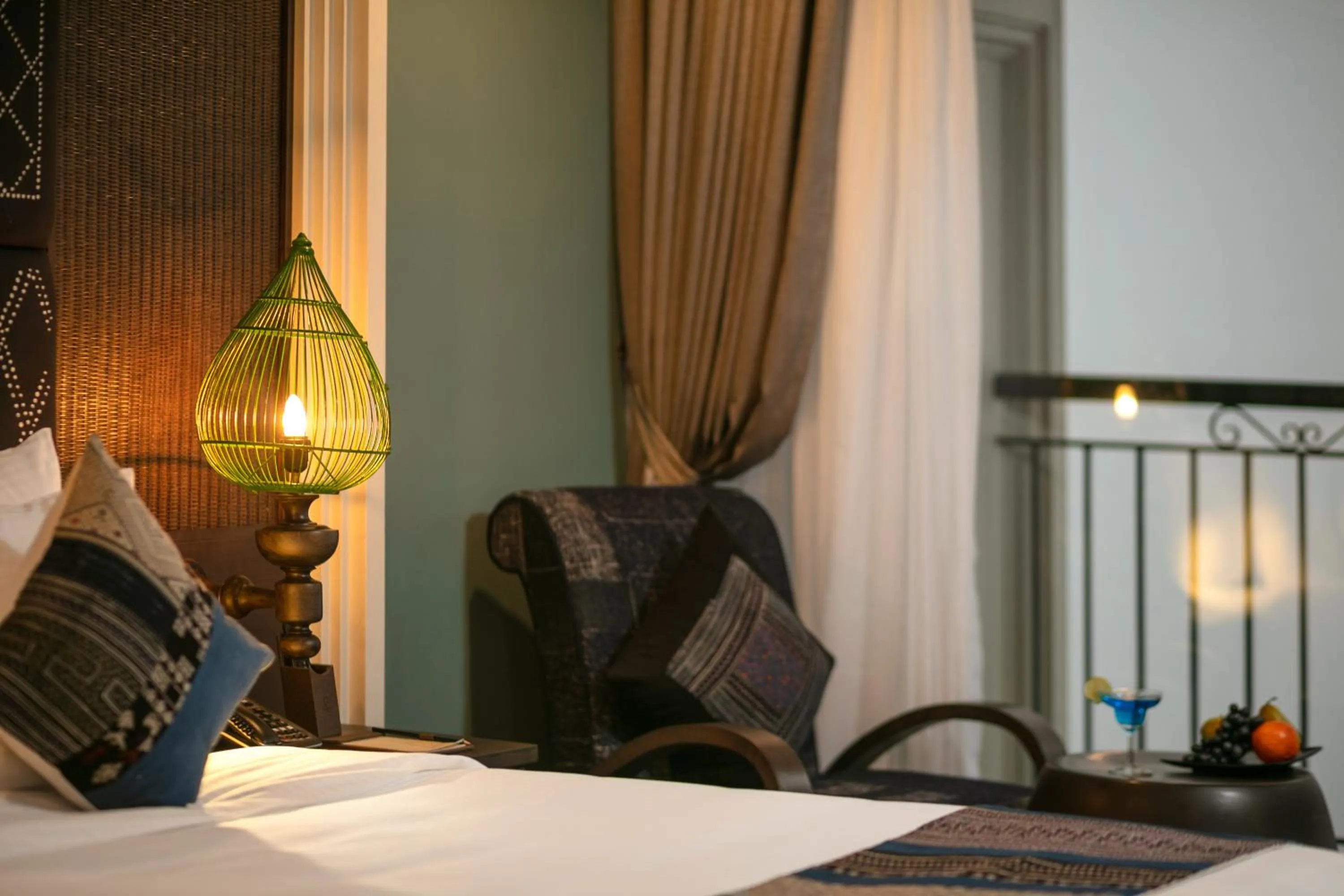 Bed in Pistachio Hotel Sapa