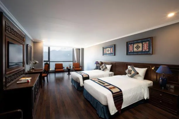 Bed in Pistachio Hotel Sapa