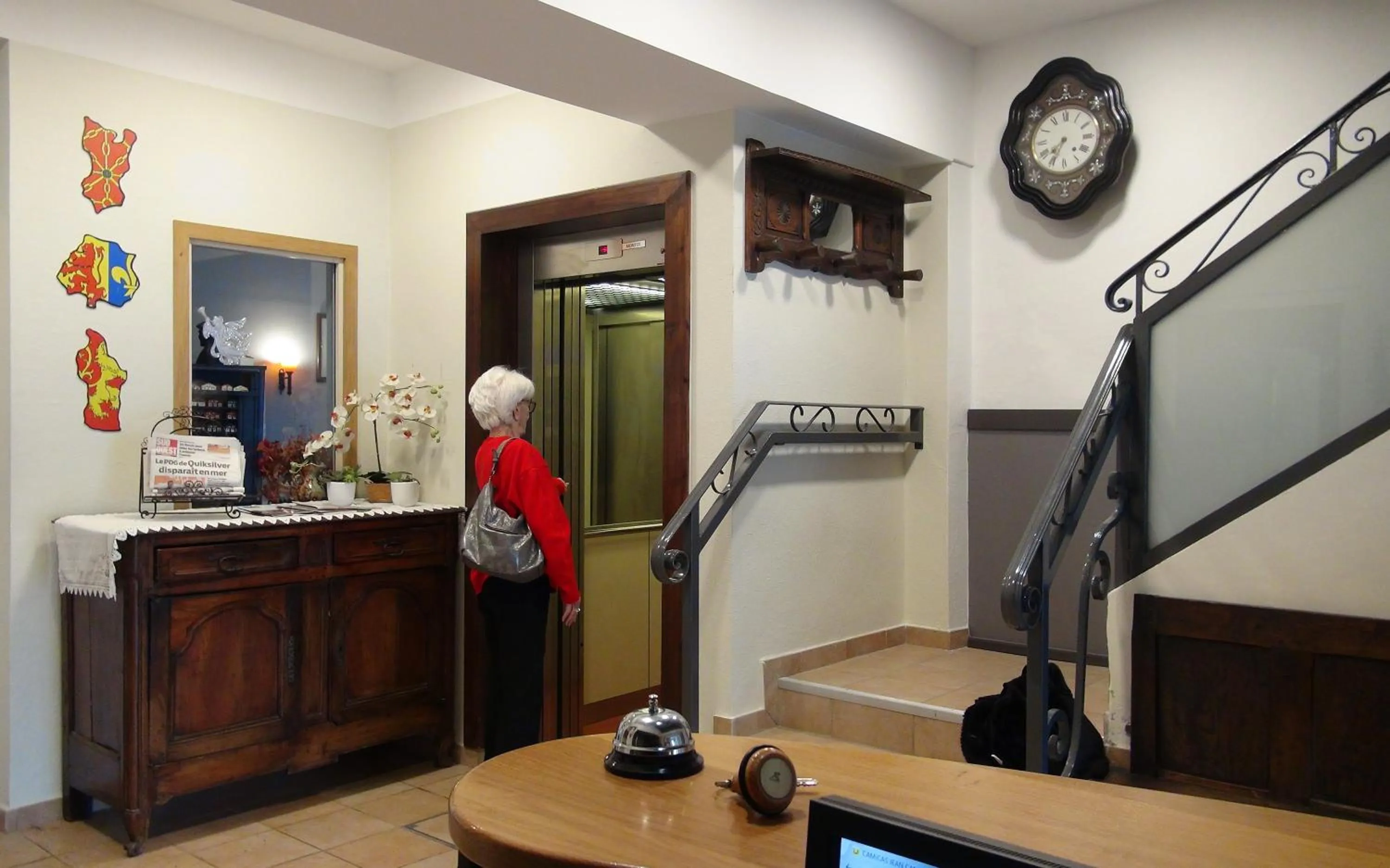 Lobby or reception in Hotel Pyrenées Atlantique