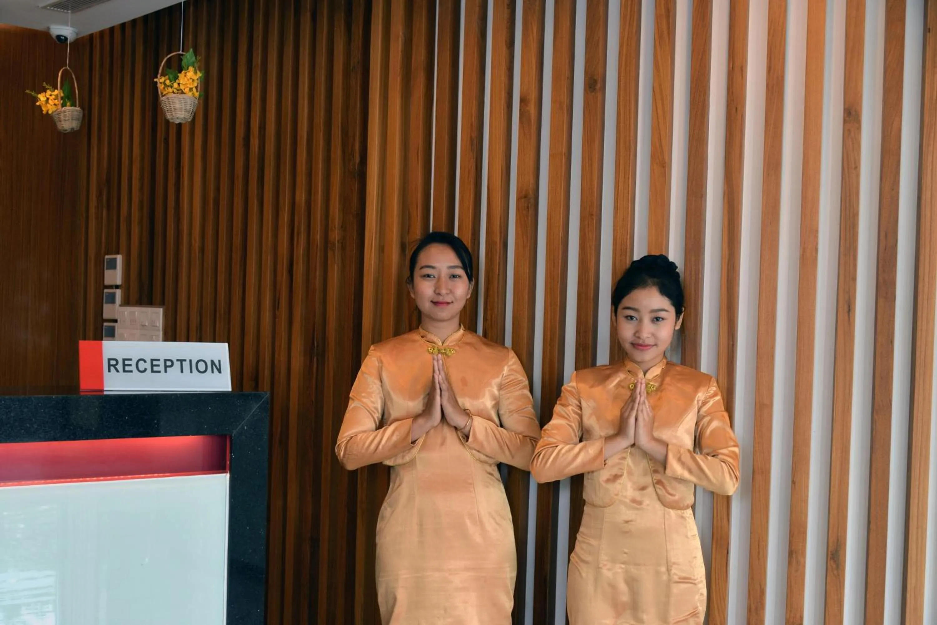 Staff in Ritz Grand Hotel Mandalay