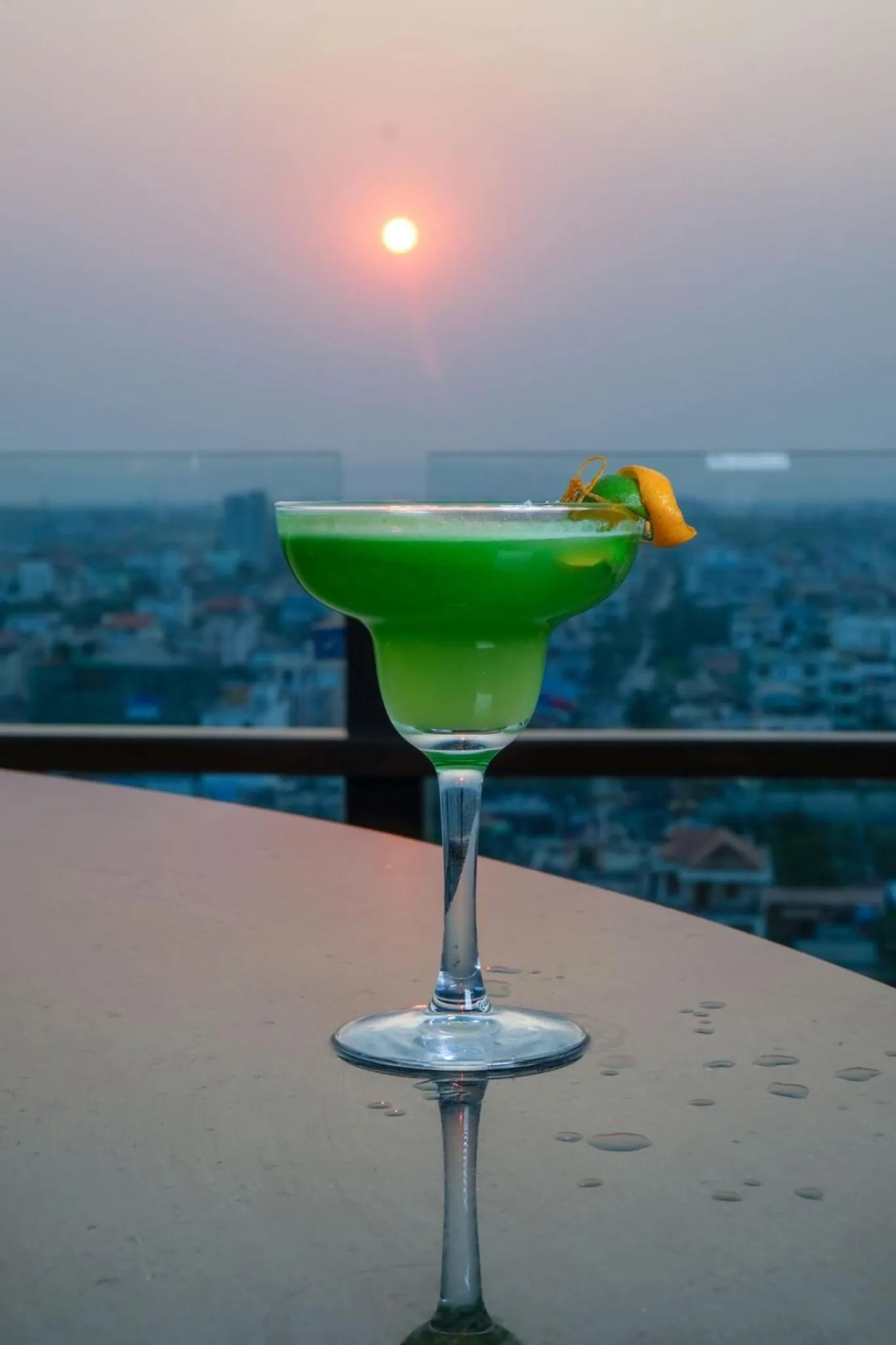 Sunset in Ritz Grand Hotel Mandalay