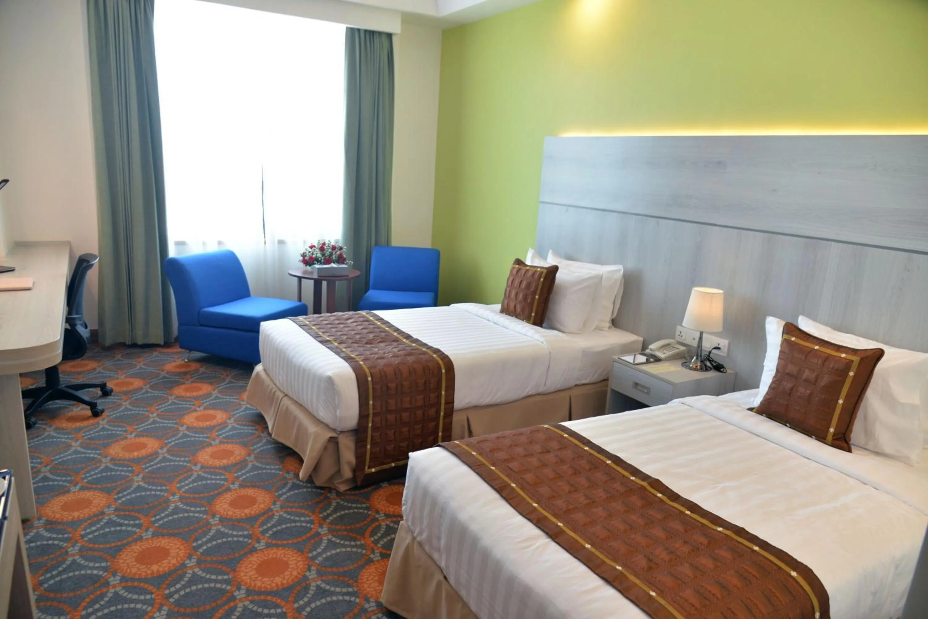 Bed in Ritz Grand Hotel Mandalay