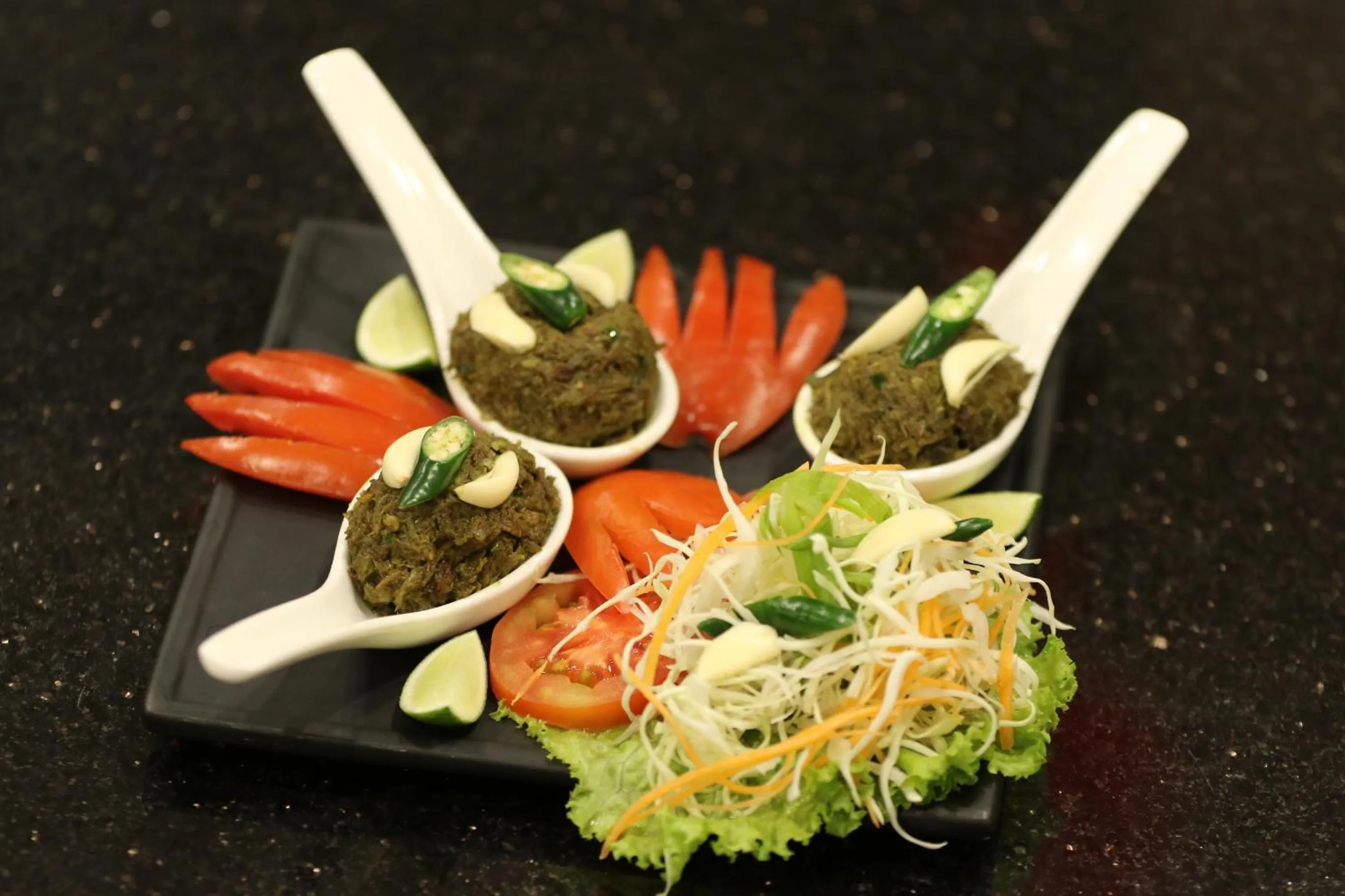 Food in Ritz Grand Hotel Mandalay