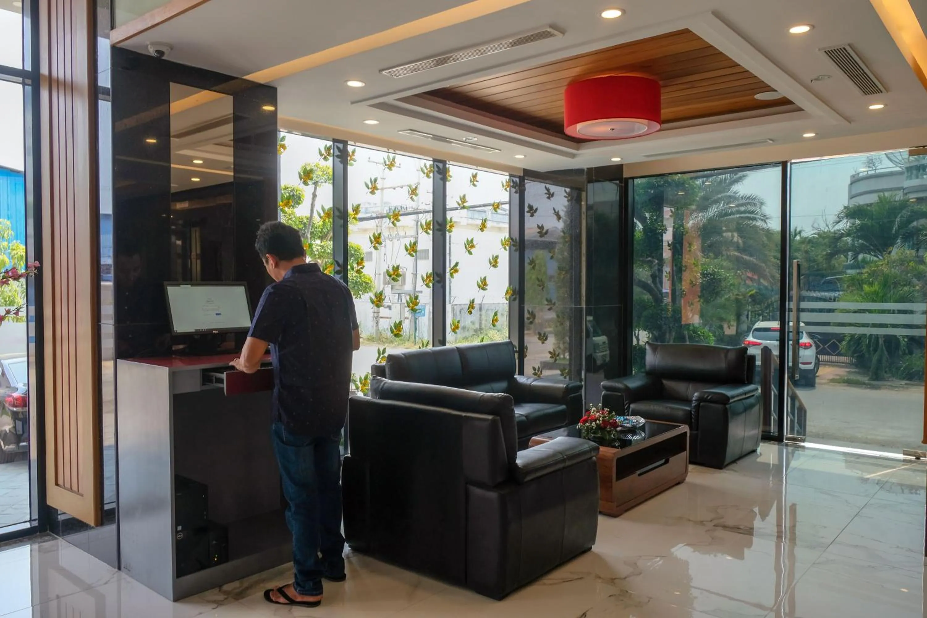 People in Ritz Grand Hotel Mandalay