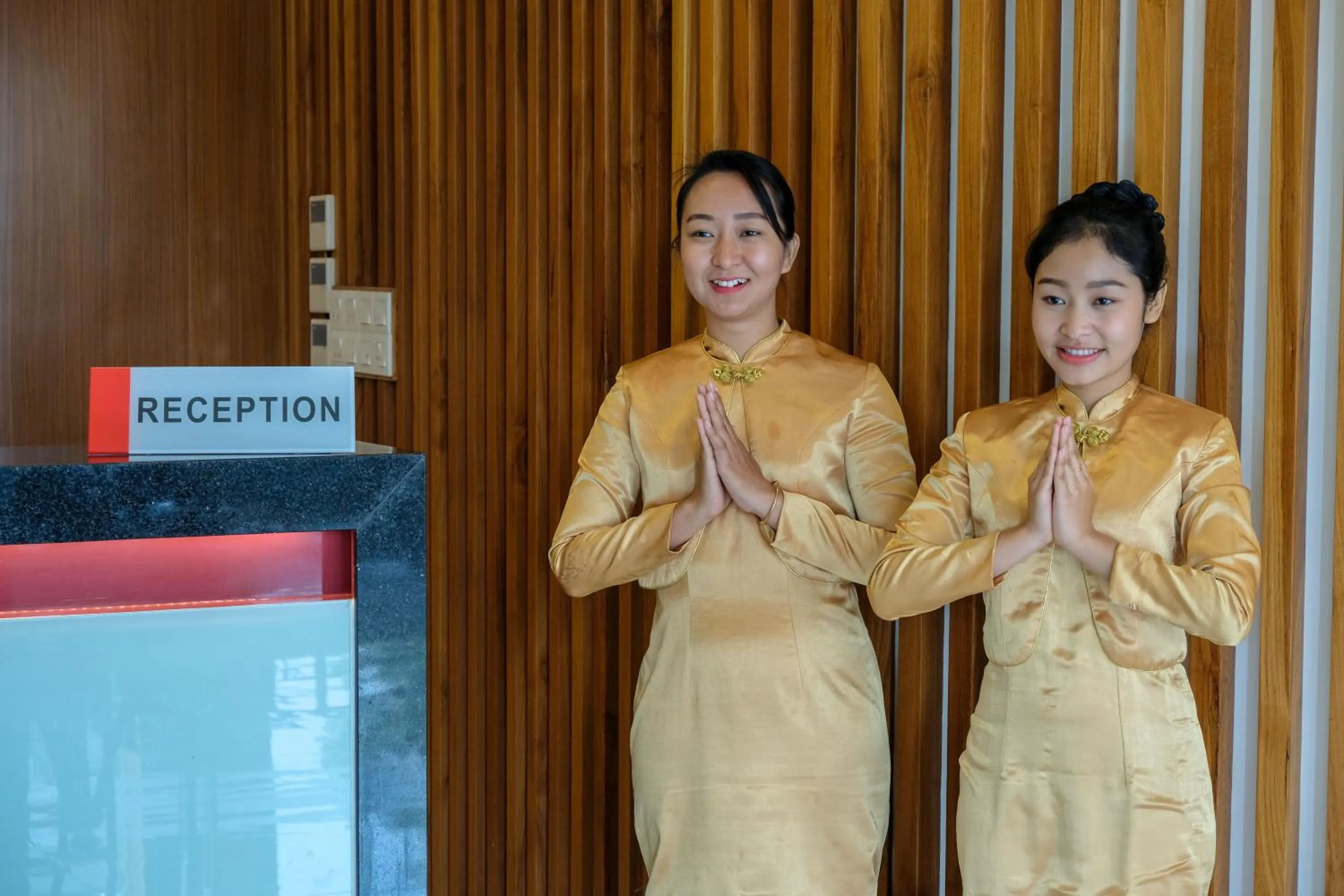 Staff in Ritz Grand Hotel Mandalay