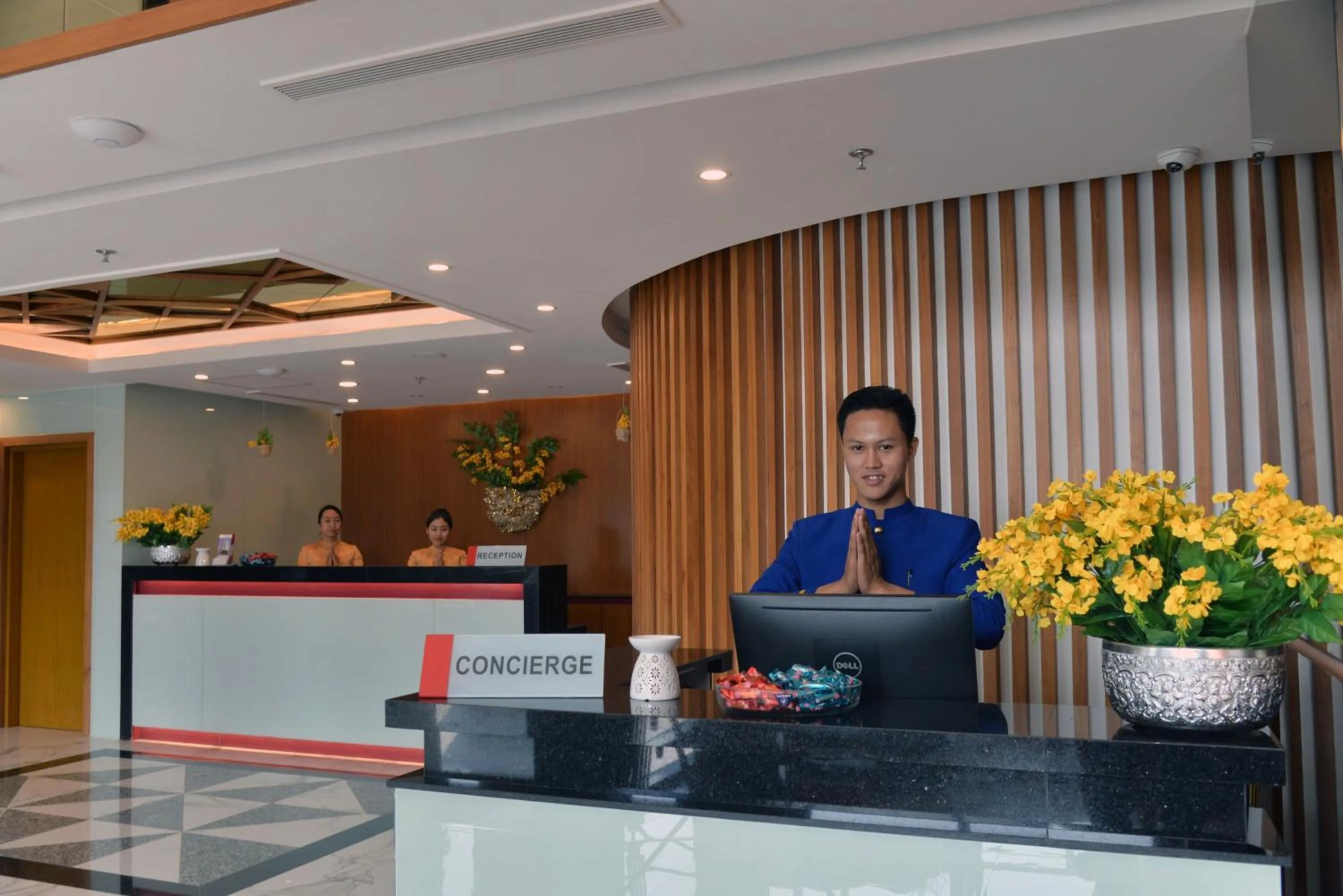 Lobby or reception in Ritz Grand Hotel Mandalay