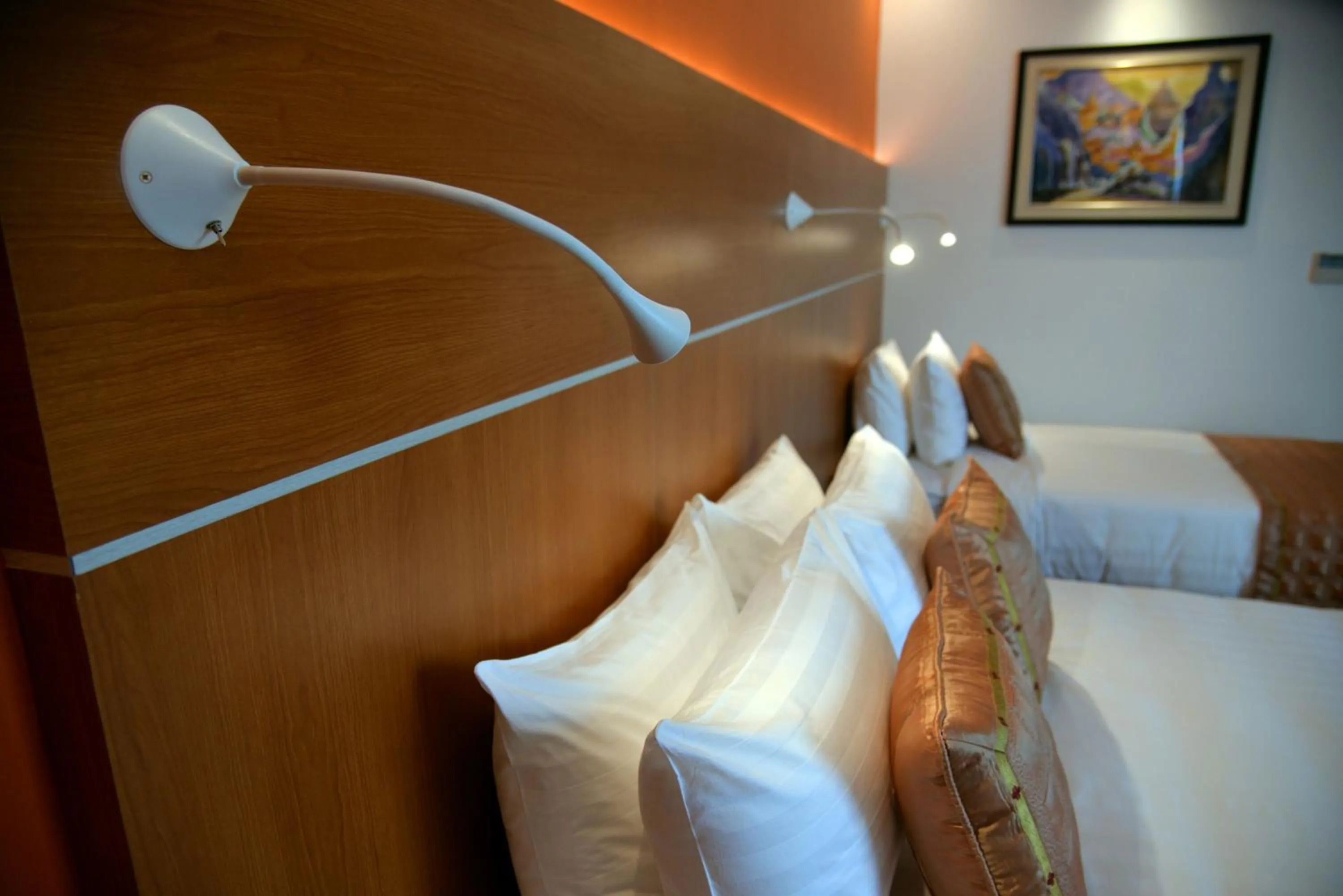 Bed in Ritz Grand Hotel Mandalay