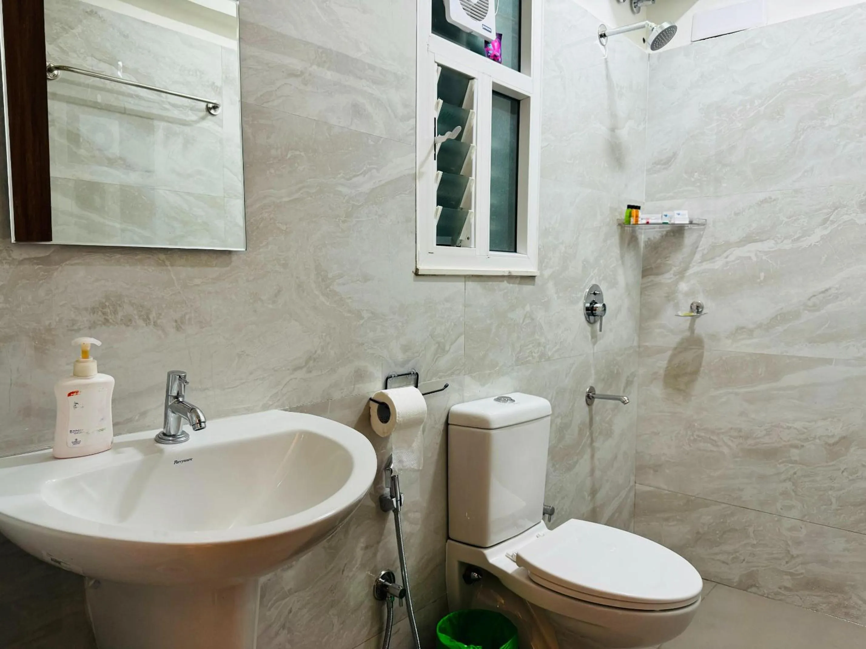 Bathroom in Olive Serviced Apartments HSR Layout