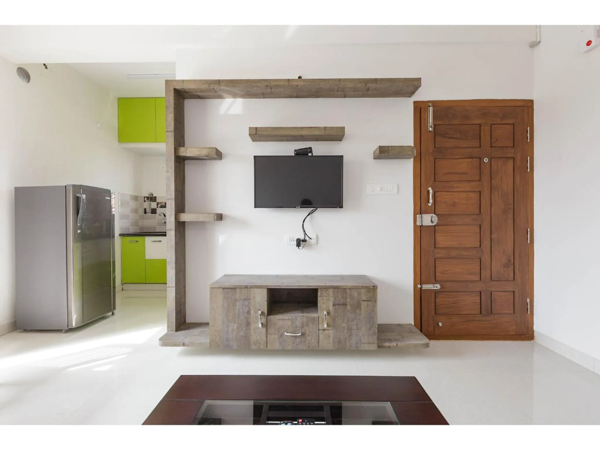 TV and multimedia in Olive Serviced Apartments HSR Layout