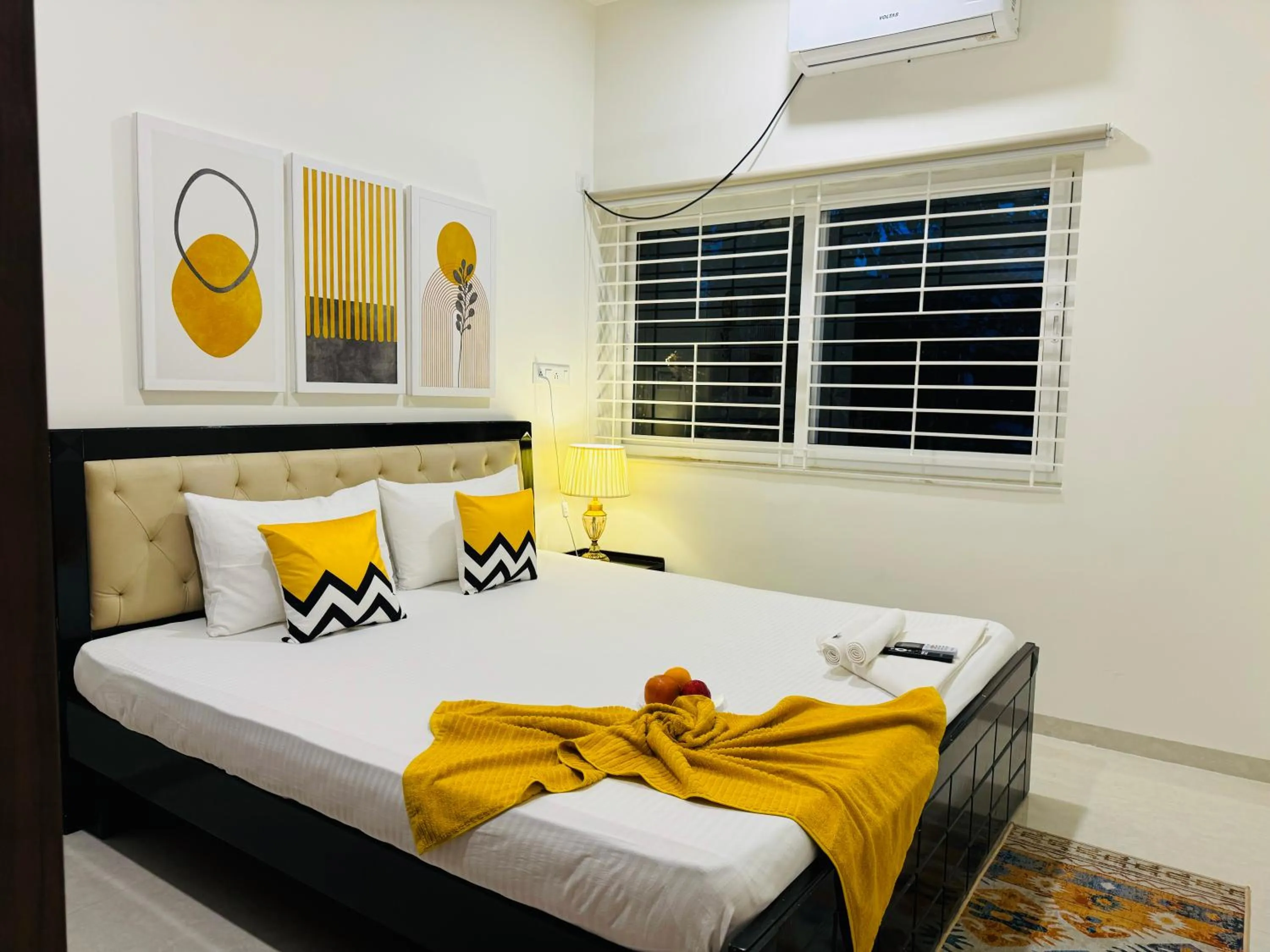 Bedroom, Bed in Olive Serviced Apartments HSR Layout
