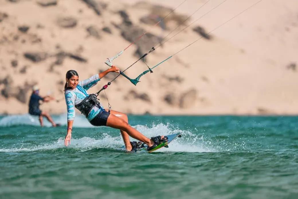 Day in North Lagoon Dakhla Kitesurf Spot