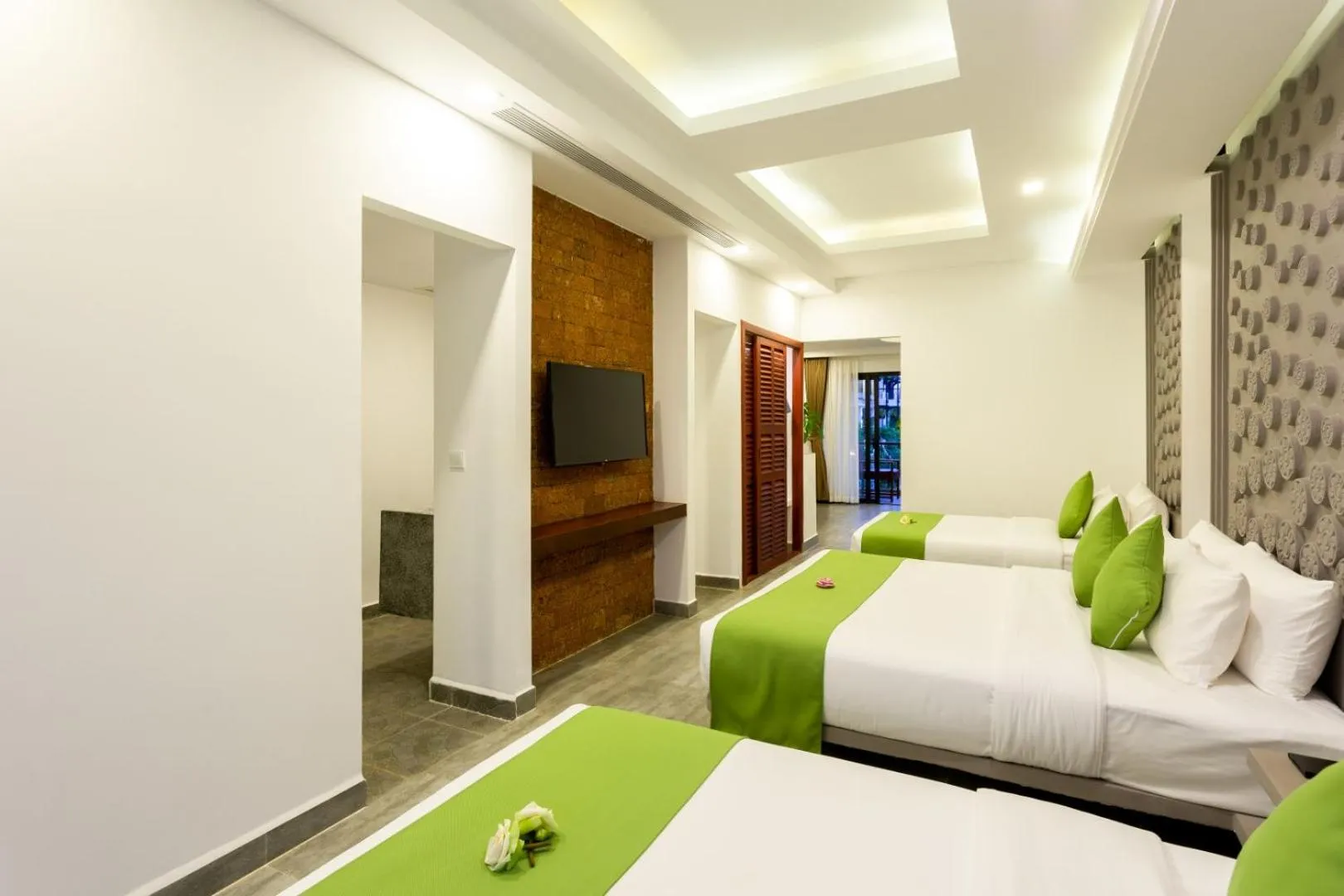 Photo of the whole room, Bed in Khmer Mansion Residence