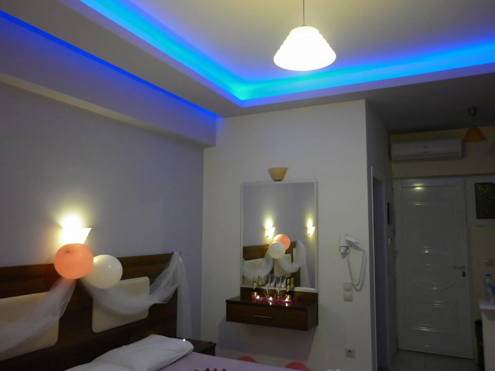 Bed in Zante View Studios & Villas