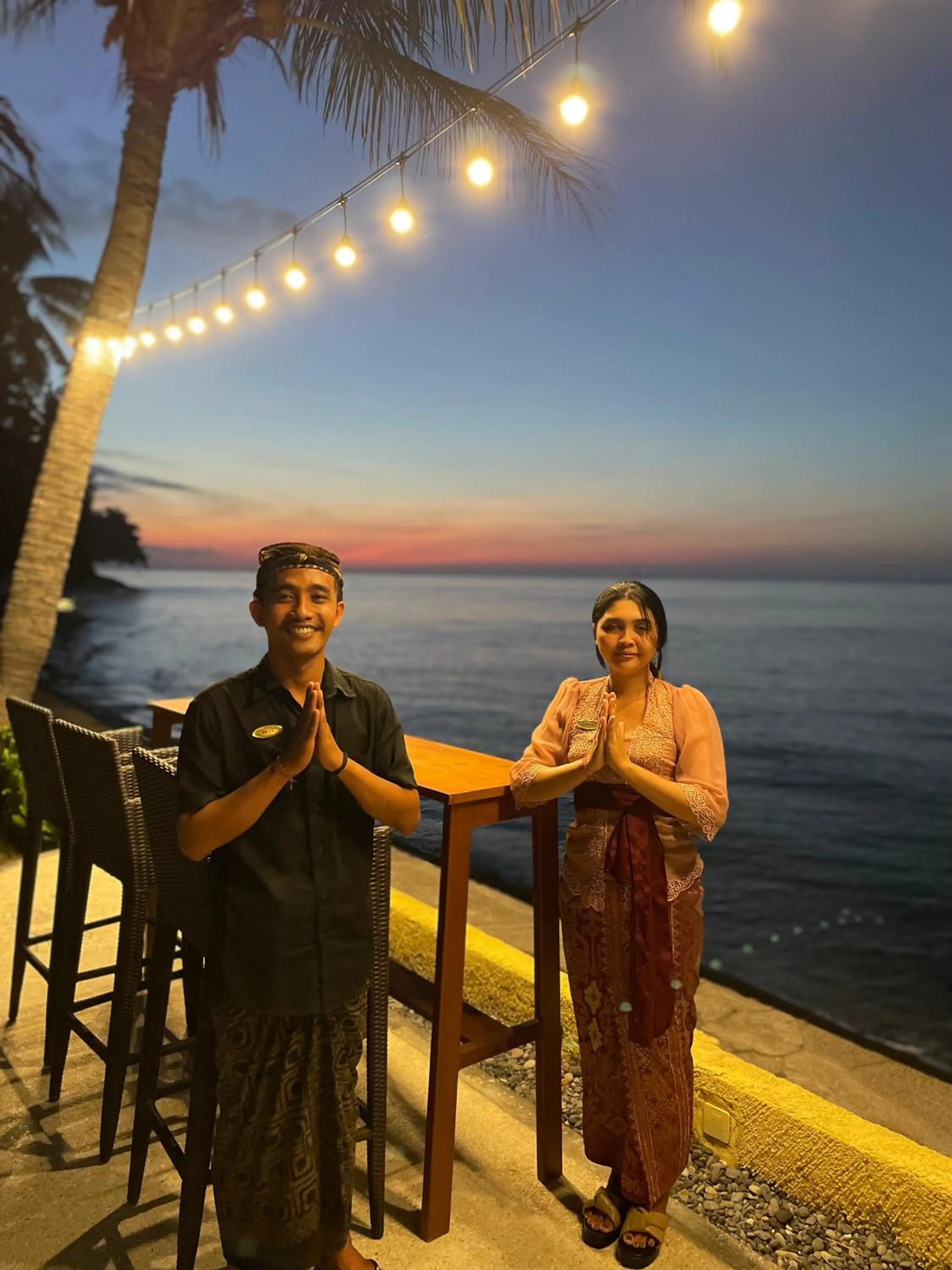 Seating area in Teluk Karang Dive & Spa Resort