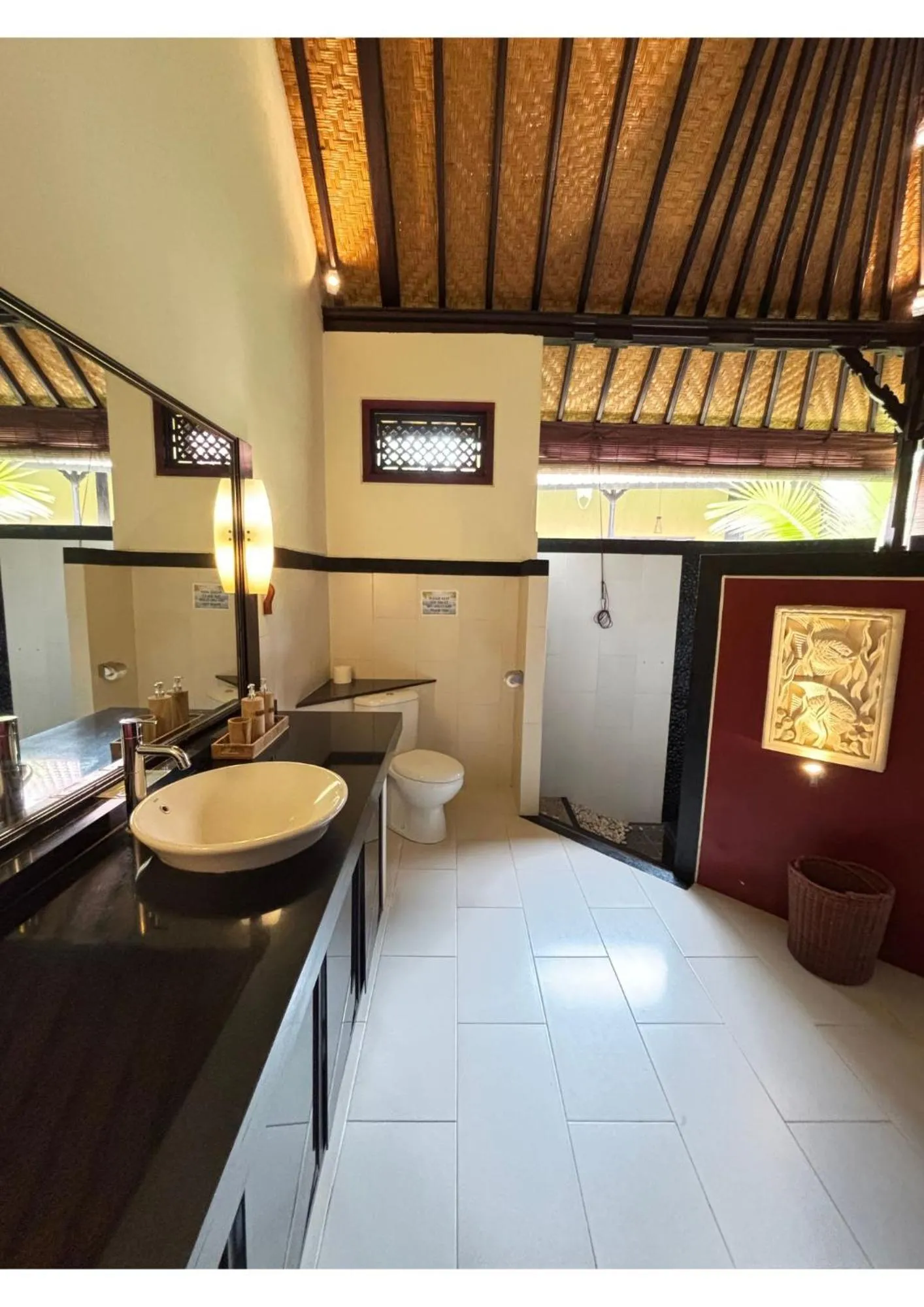 Toilet in Teluk Karang Dive & Spa Resort