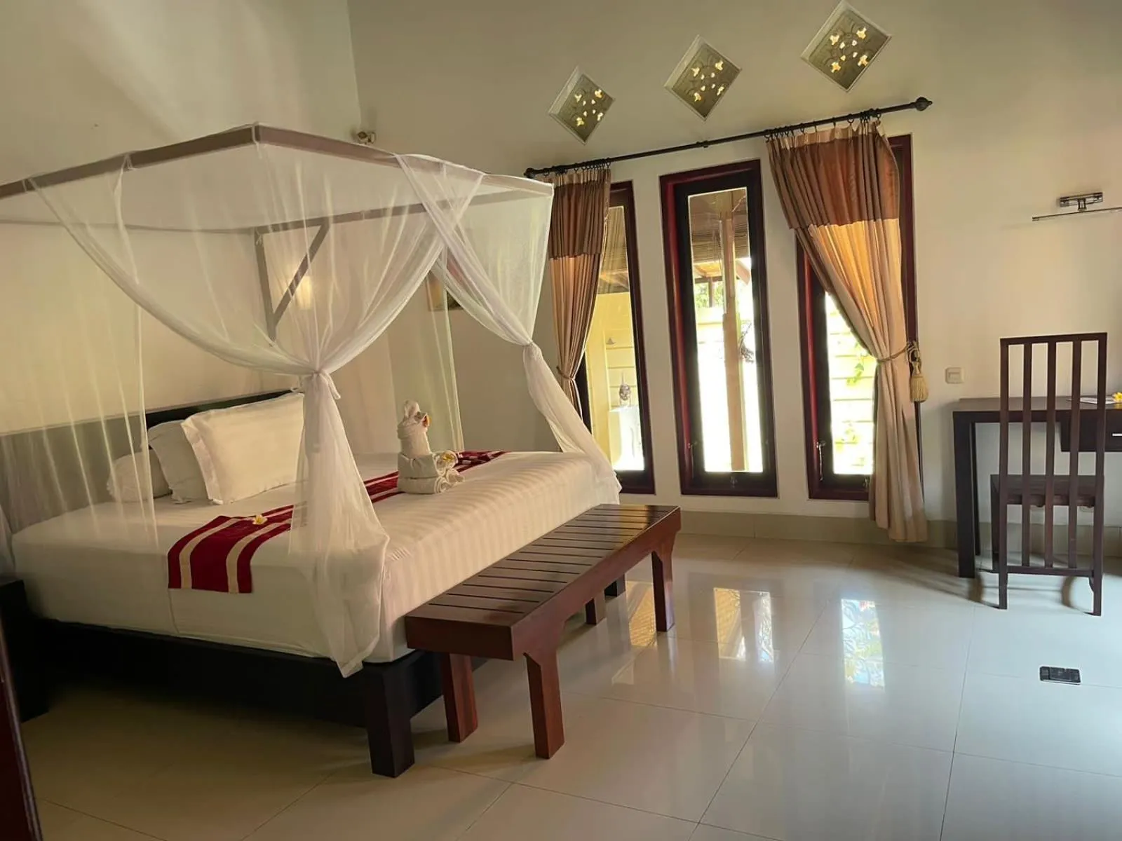 Bedroom, Bed in Teluk Karang Dive & Spa Resort