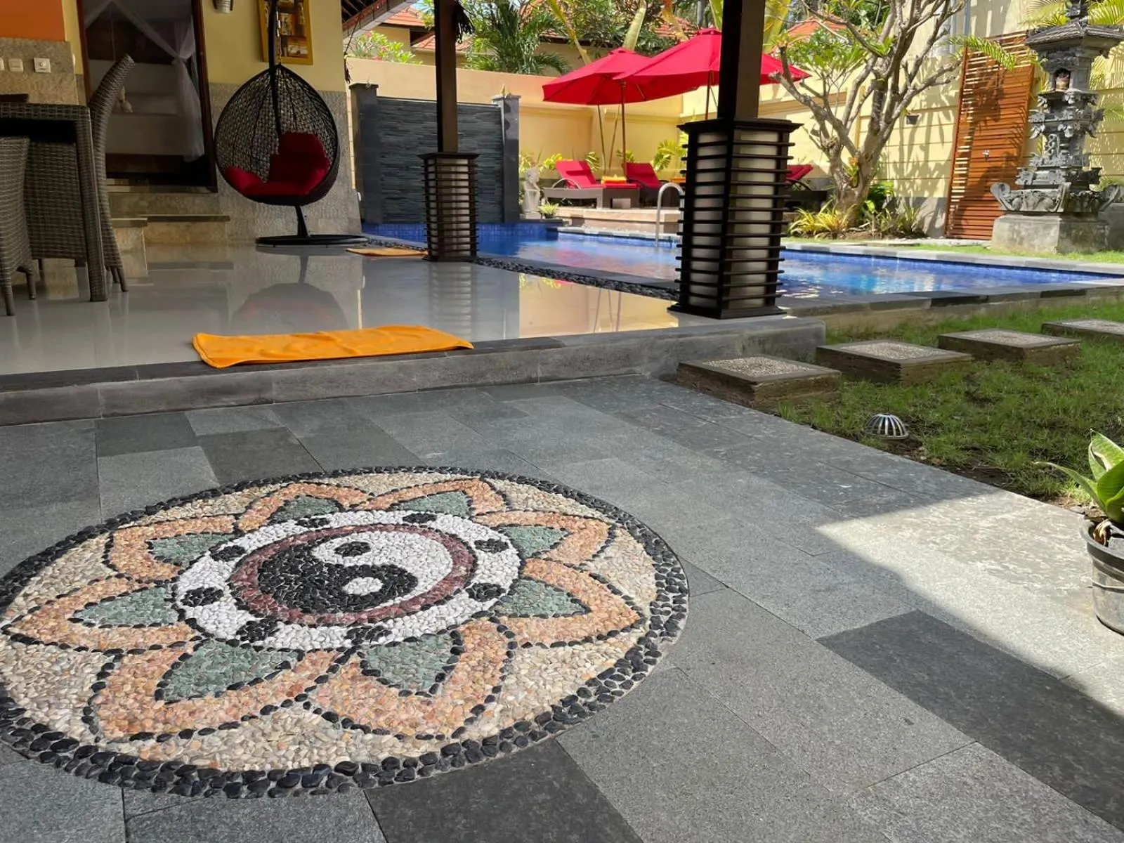 Pool view in Teluk Karang Dive & Spa Resort