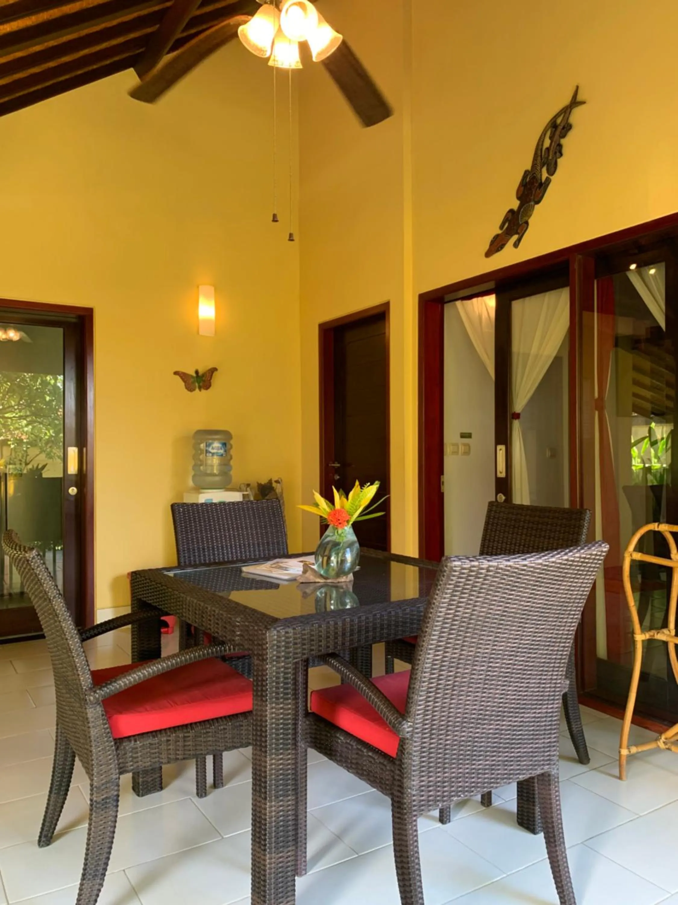 Dining area in Teluk Karang Dive & Spa Resort