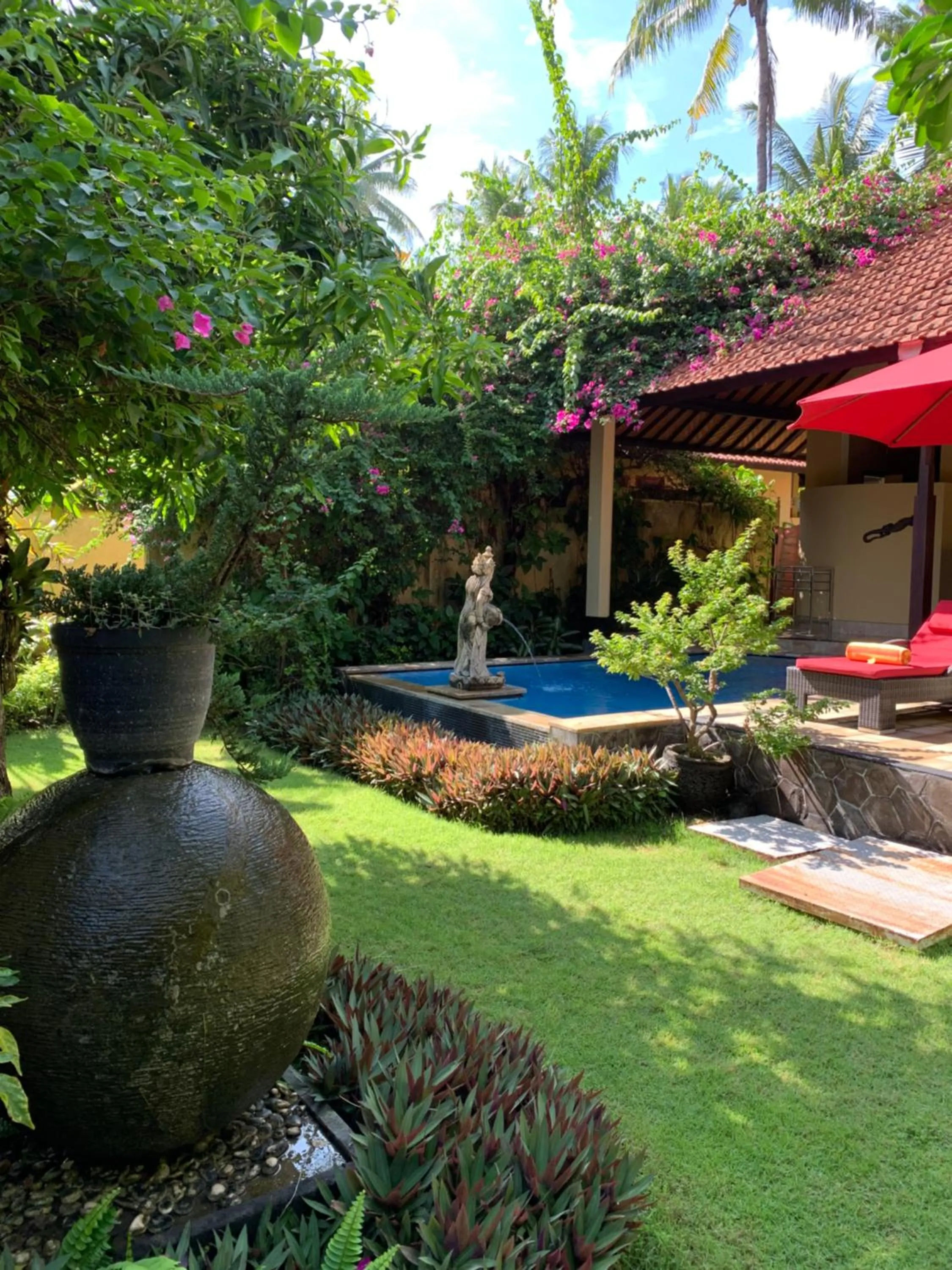 Garden view in Teluk Karang Dive & Spa Resort