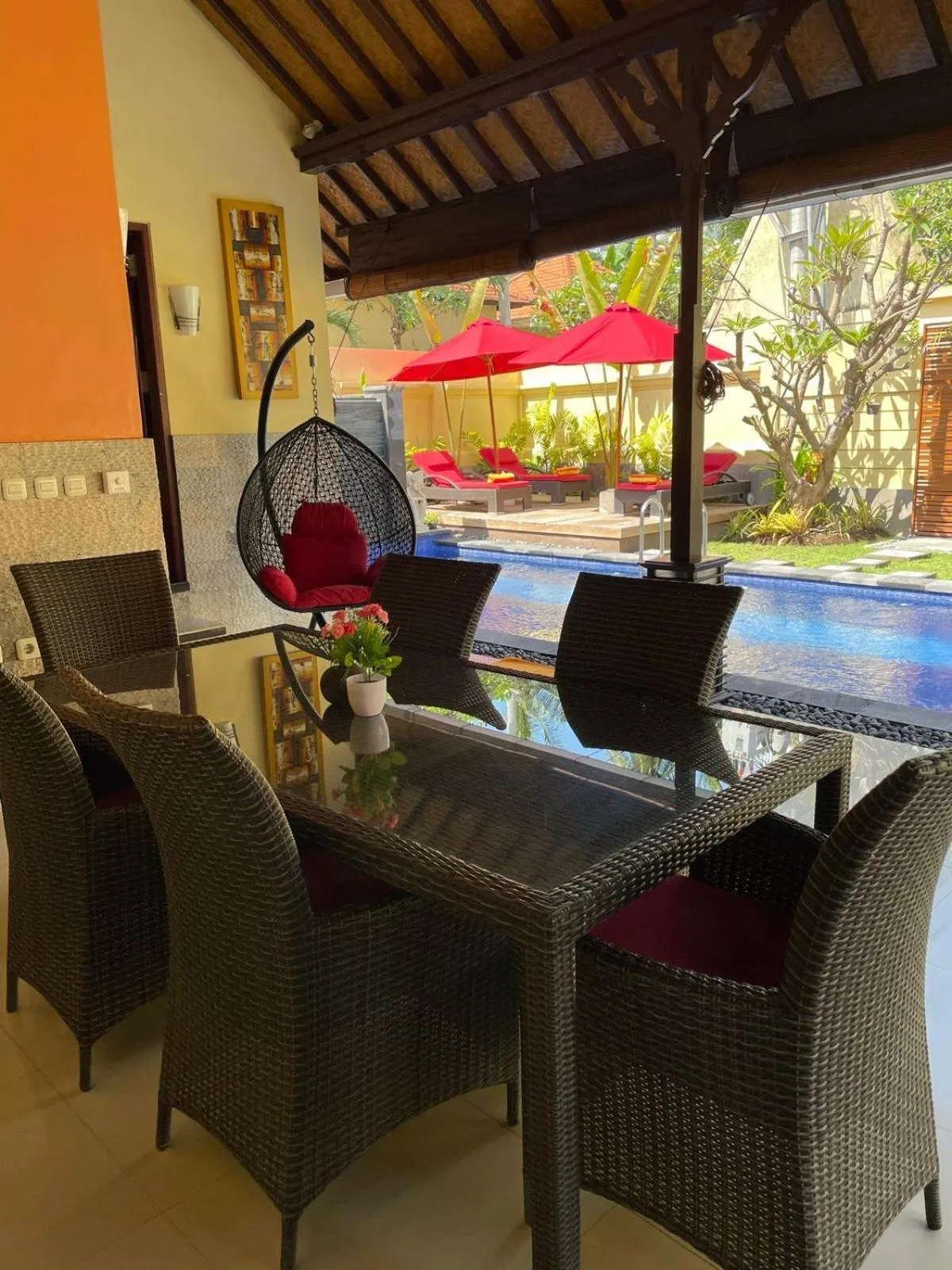 Balcony/Terrace in Teluk Karang Dive & Spa Resort
