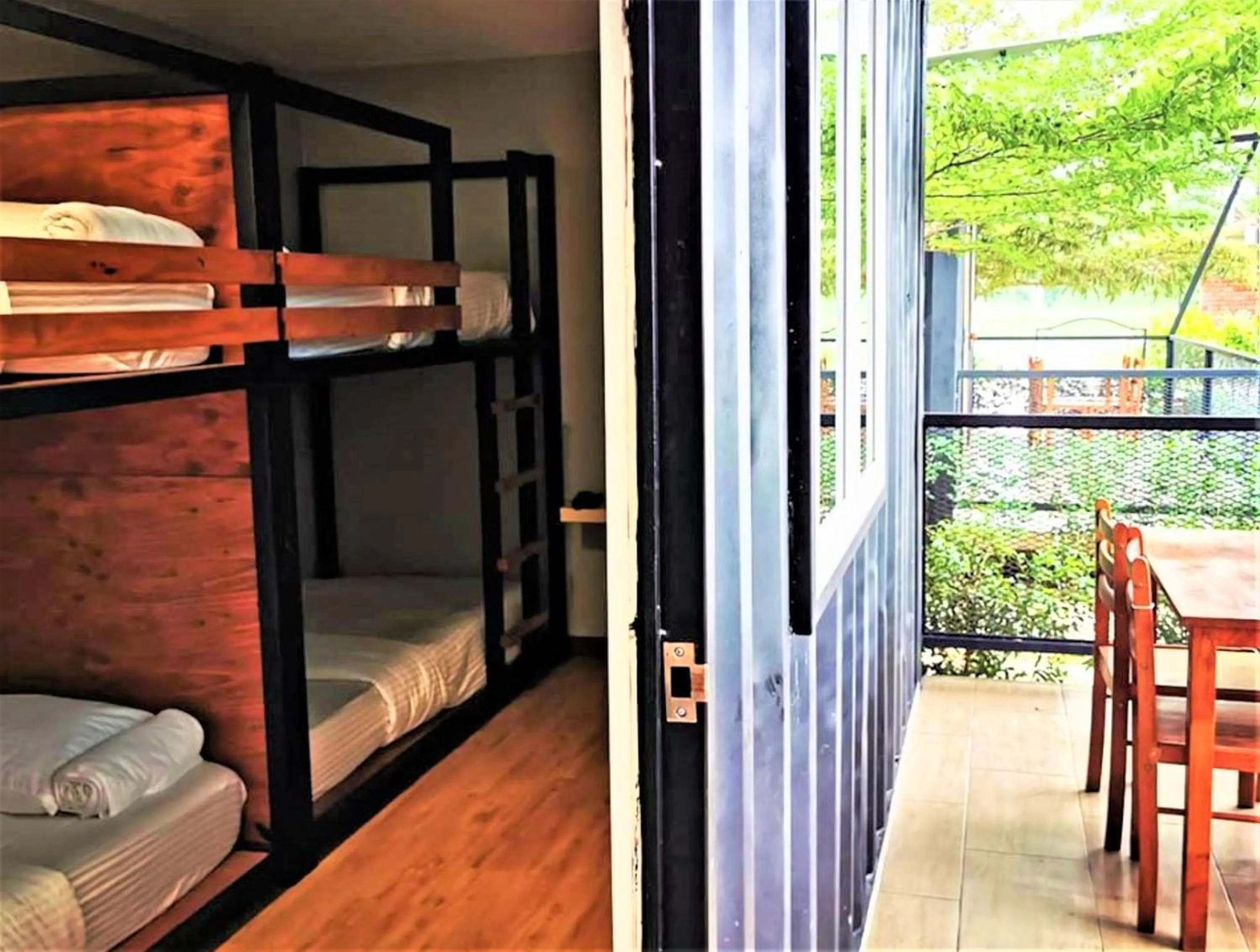 Balcony/Terrace, Bed in Petak Padin Cottage by The Pool, Kepala Batas Penang