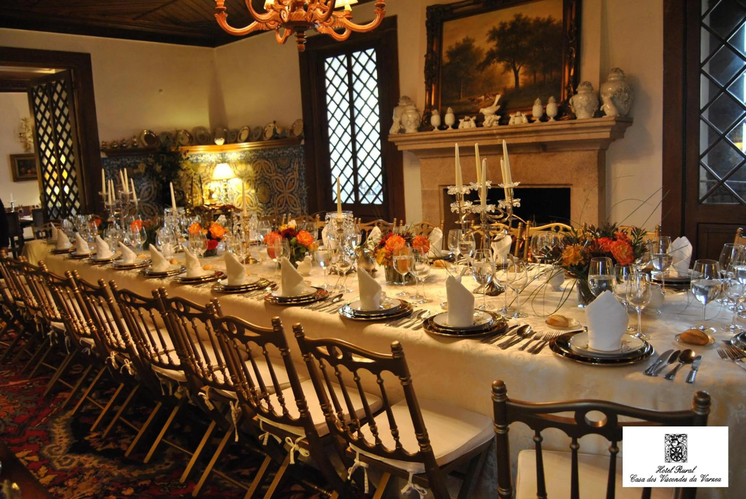 Restaurant/places to eat in Hotel Rural Casa dos Viscondes da Varzea