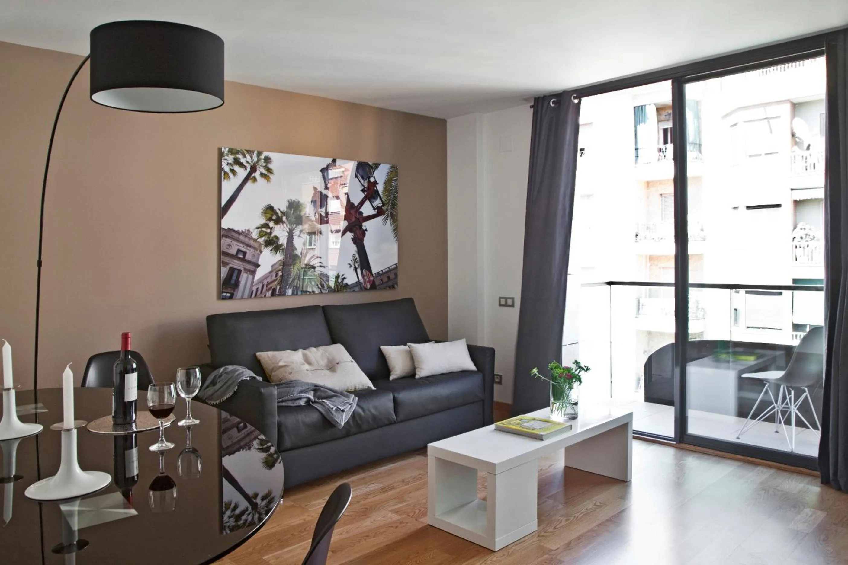 Living room in AinB Sagrada Familia Apartments