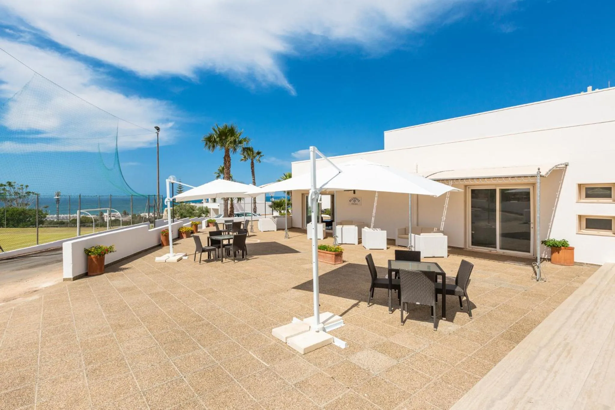Patio in Hotel Residence Miramare