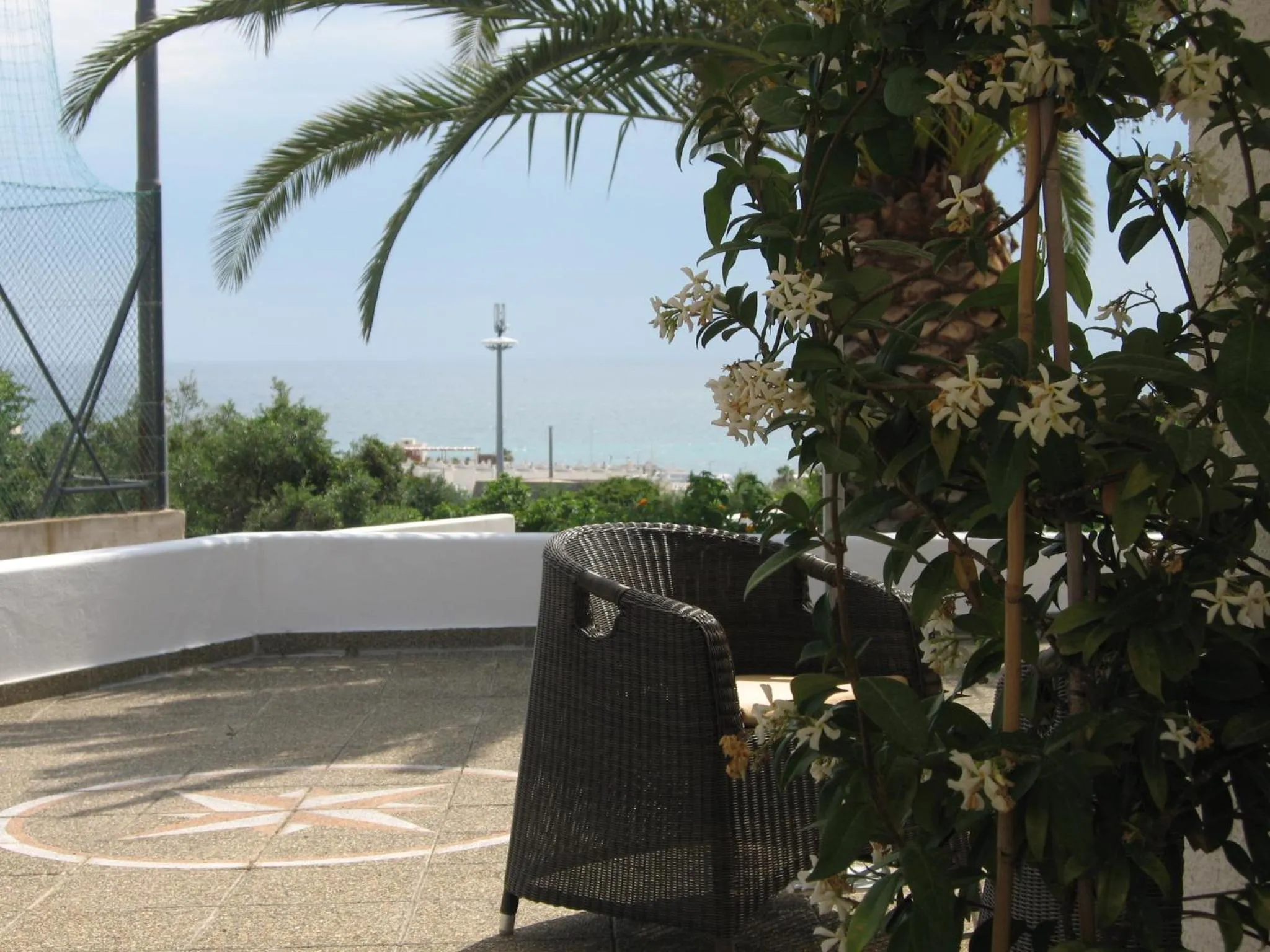 Patio in Hotel Residence Miramare