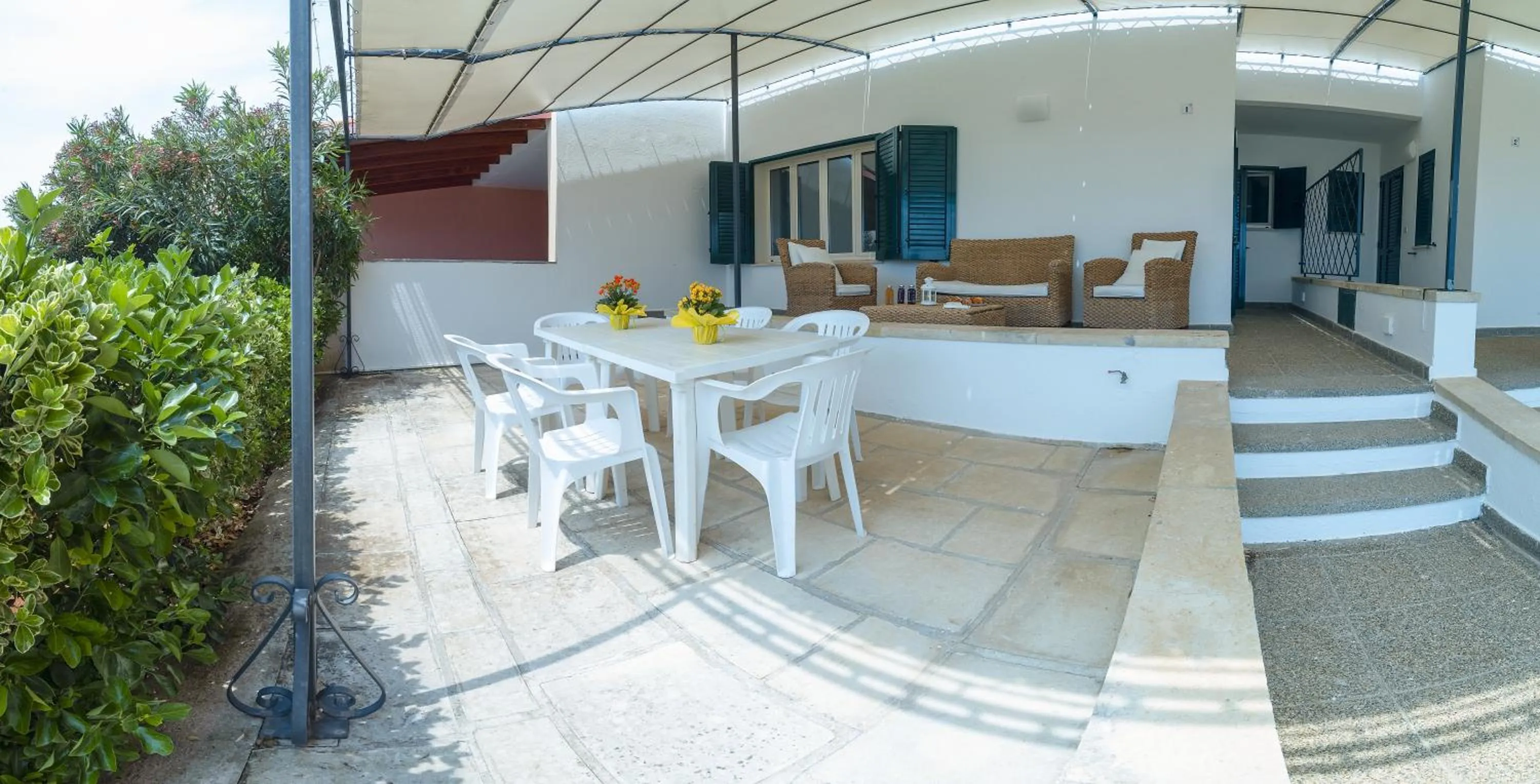 Patio in Hotel Residence Miramare