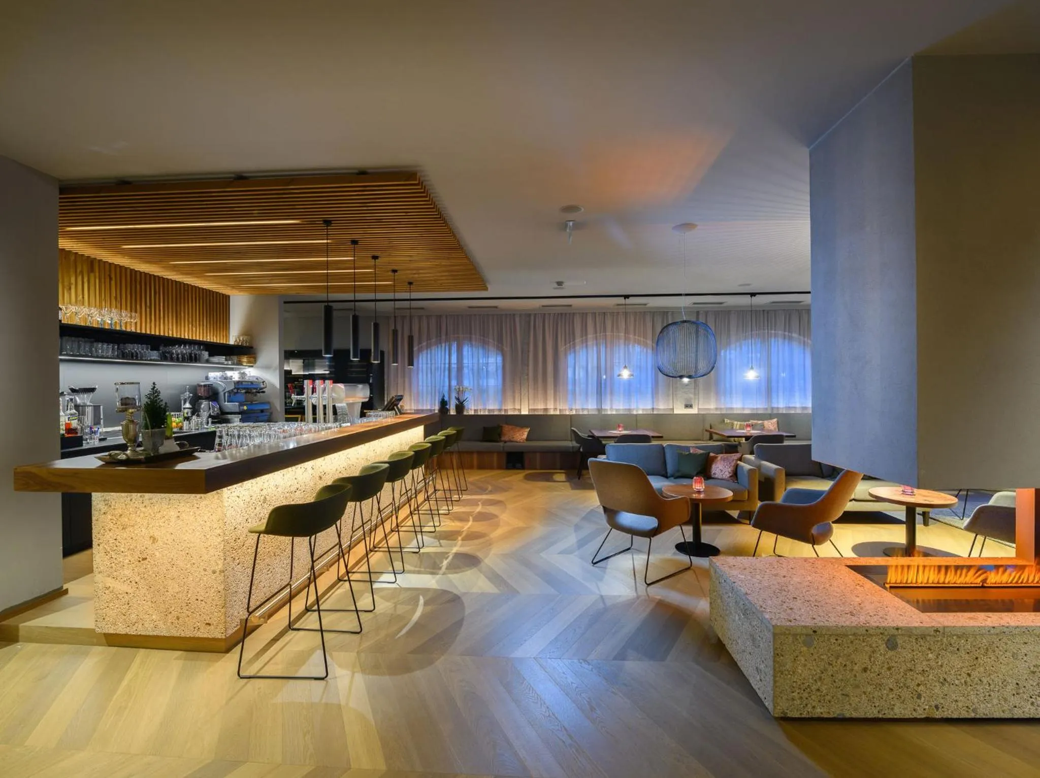 Lobby or reception in Boutique Hundehotel Bergzeit